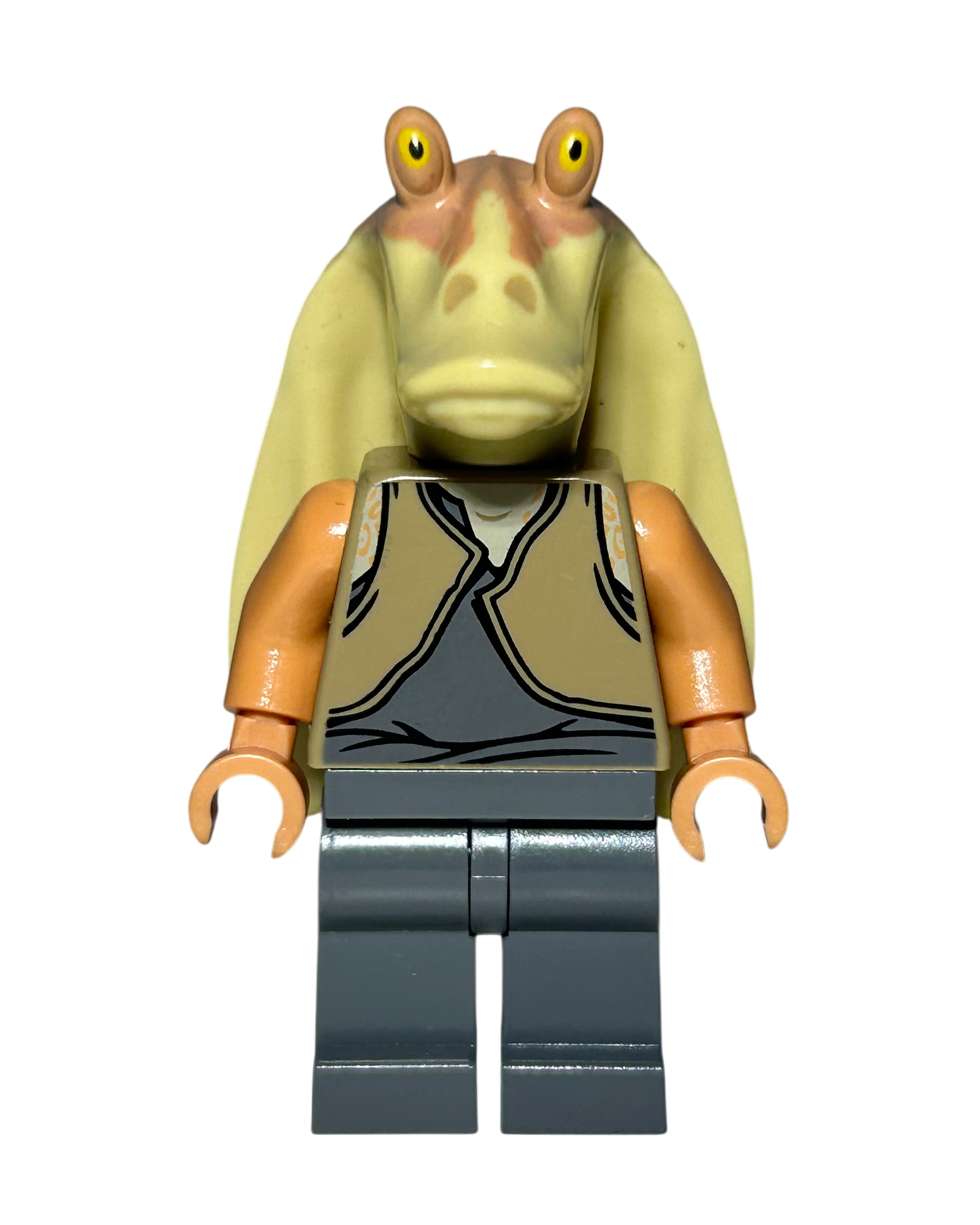 Jar Jar Binks SW0301 LEGO Star Wars Minifigur Vorderansicht brick2d2