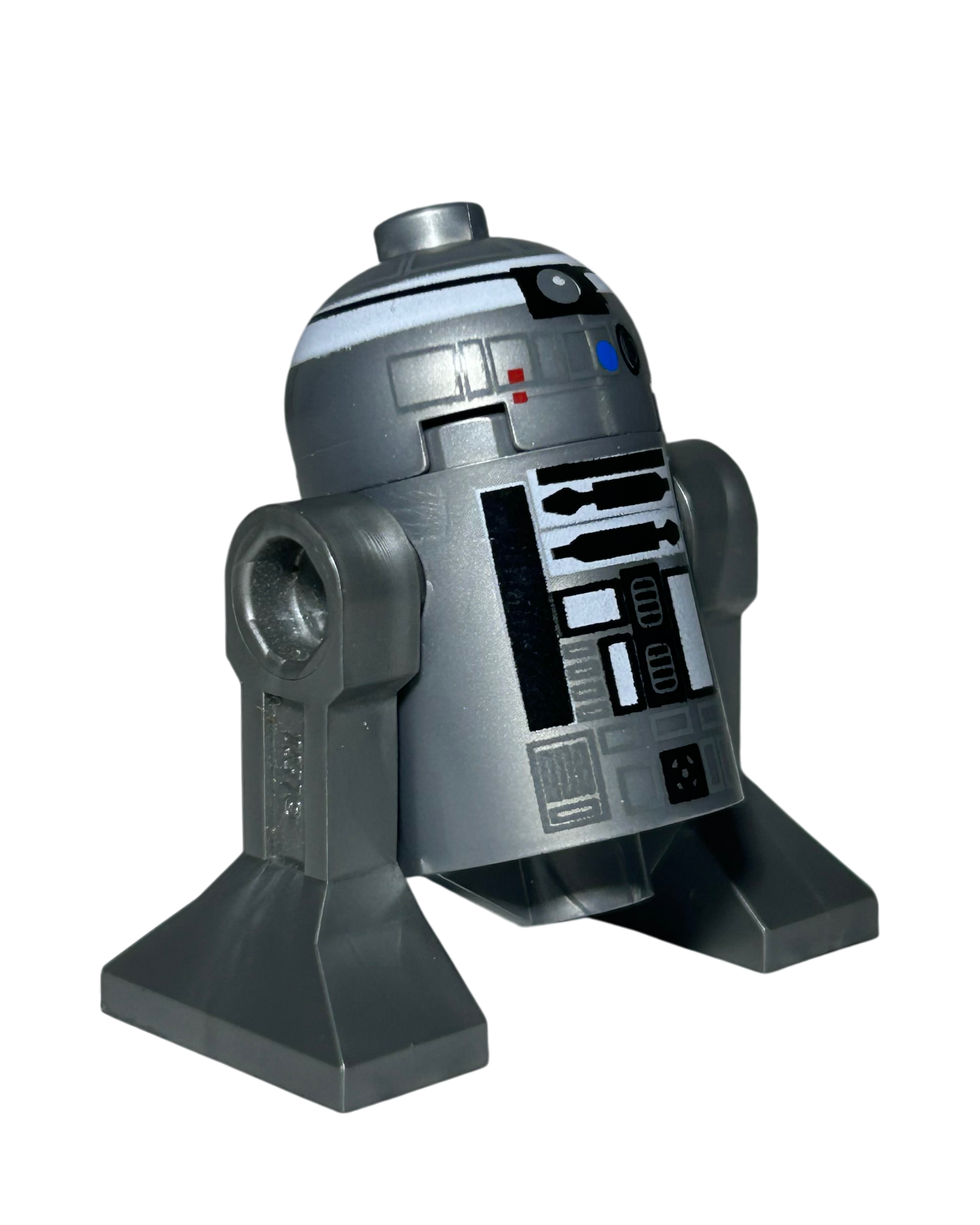 Astromech Droide R2 Q2 SW0303 LEGO Star Wars Minifigur Seitenansicht links brick2d2