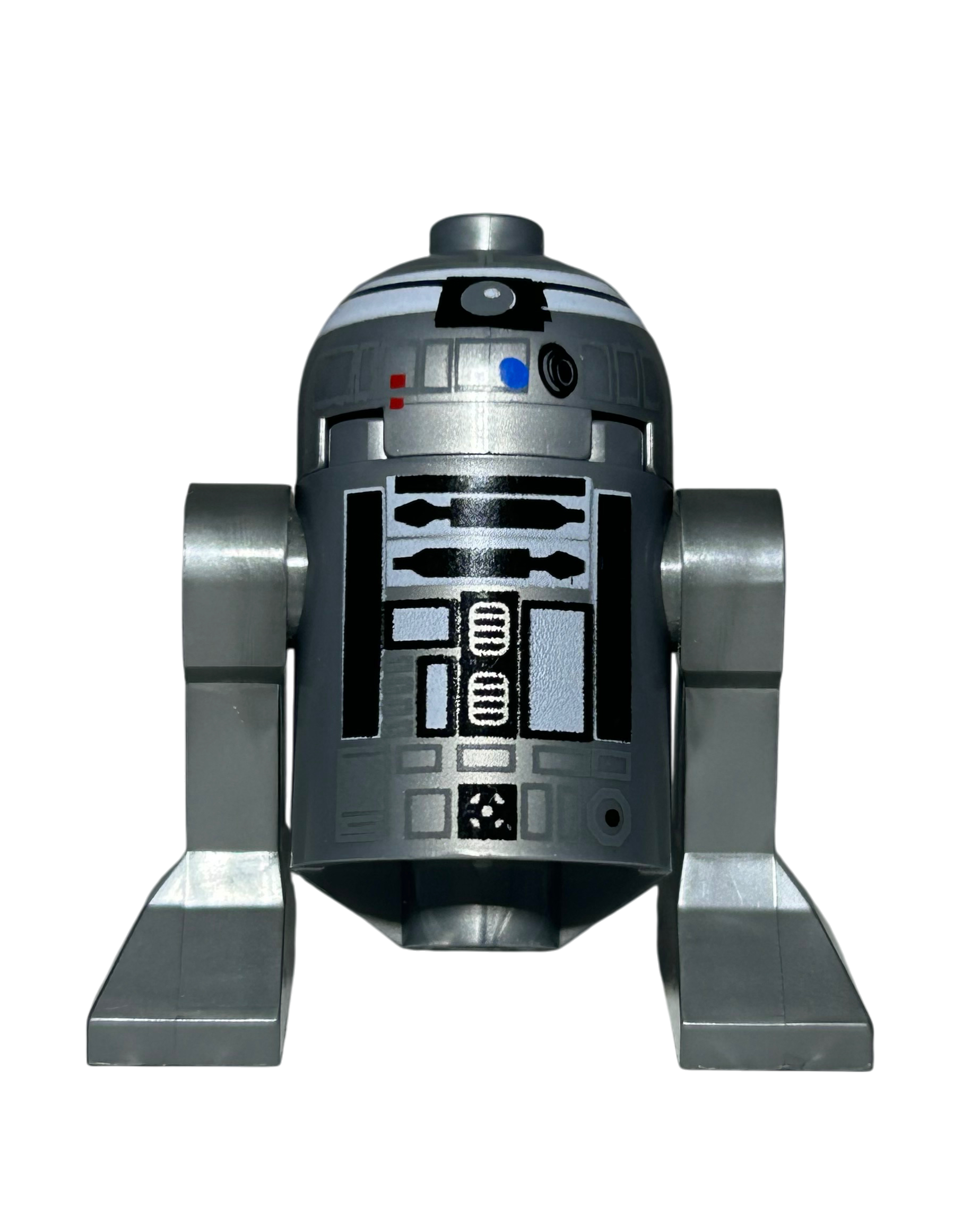 Astromech Droide R2 Q2 SW0303 LEGO Star Wars Minifigur Vorderansicht brick2d2