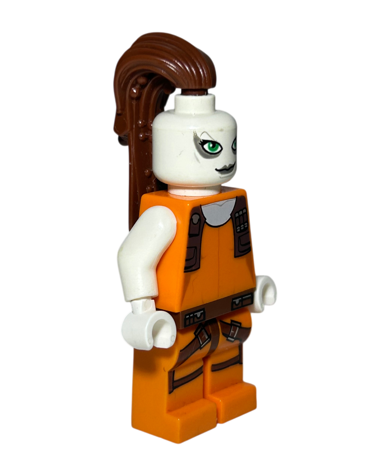 Aurra Sing SW0306 LEGO Star Wars Minifigur Seitenansicht links brick2d2