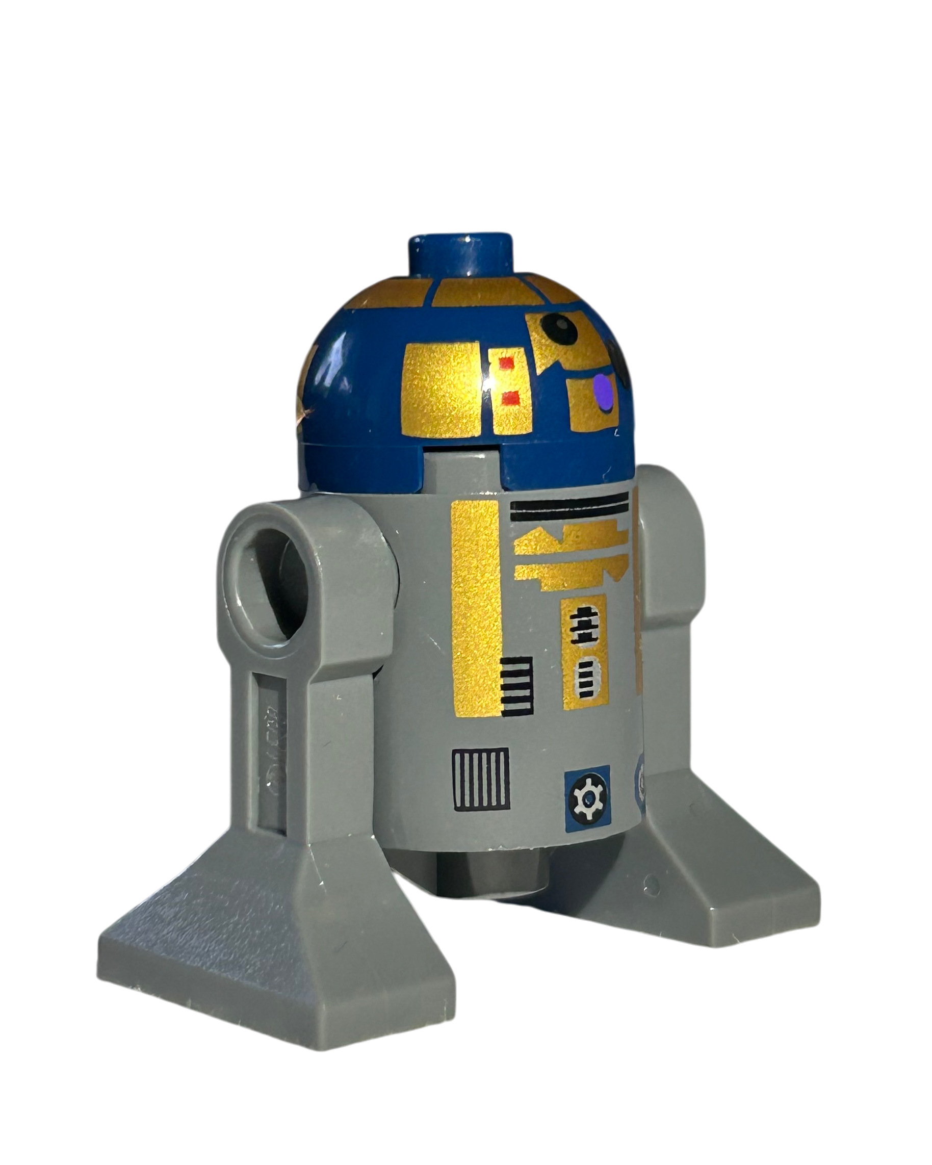Lego Star Wars Minifigur Astromech Droid R8 B7 SW0313 Seitenansicht links brick2d2