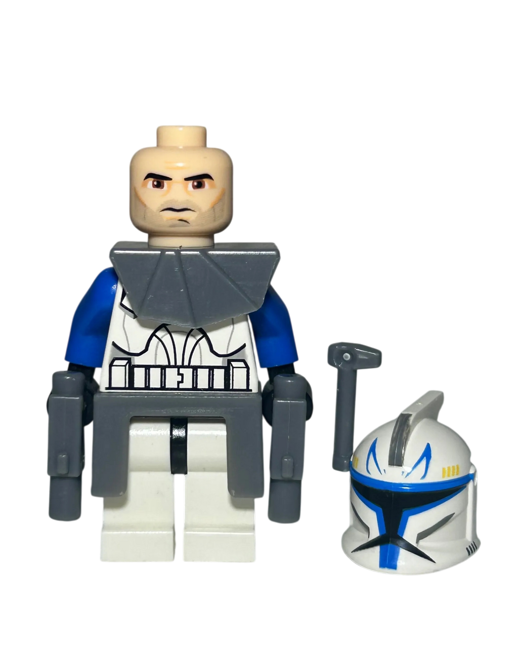 Clone Captain Rex SW0314 LEGO Star Wars Minifigur Phase 1 Detailansicht brick2d2