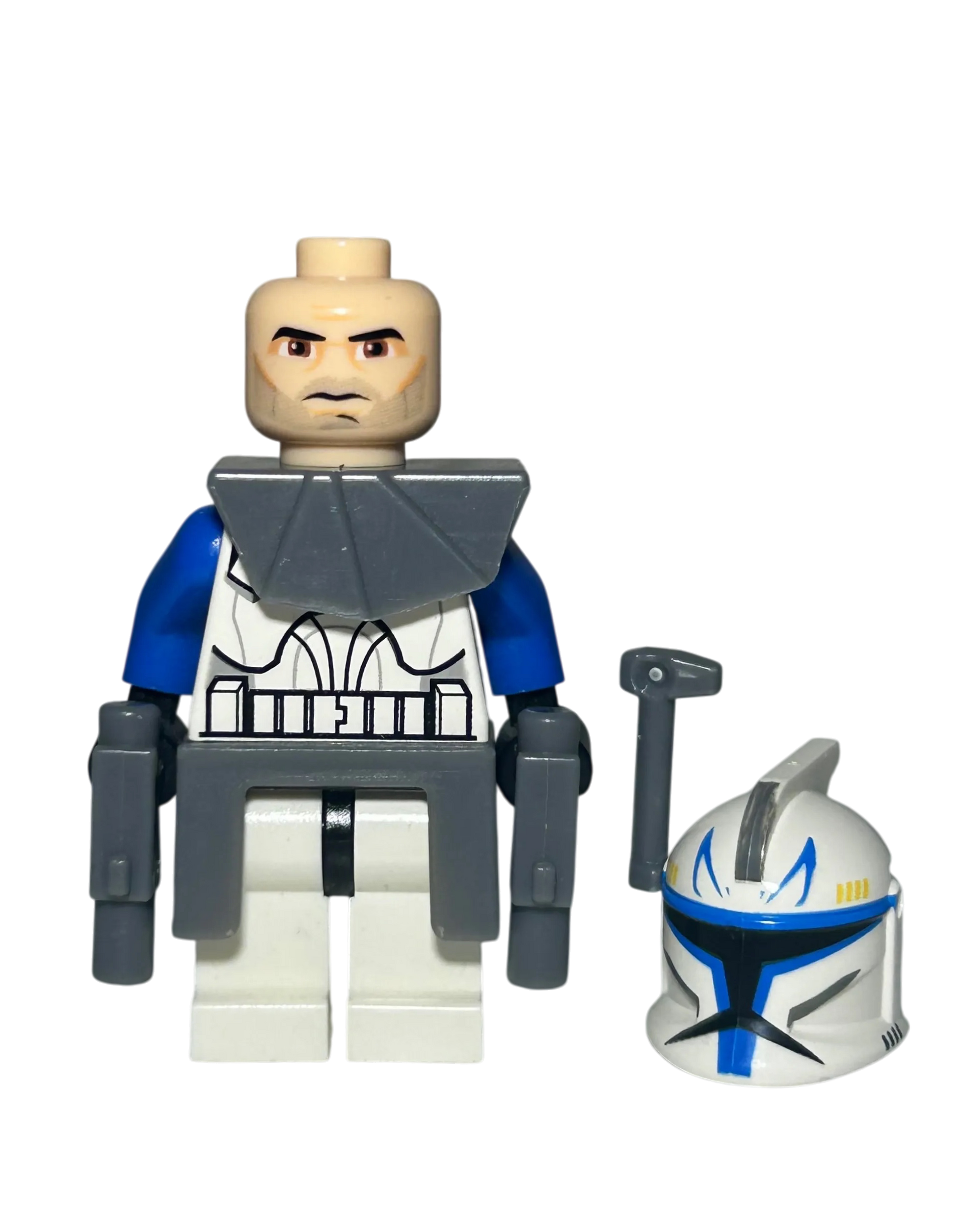 Clone Captain Rex SW0314 LEGO Star Wars Minifigur Phase 1 Detailansicht brick2d2