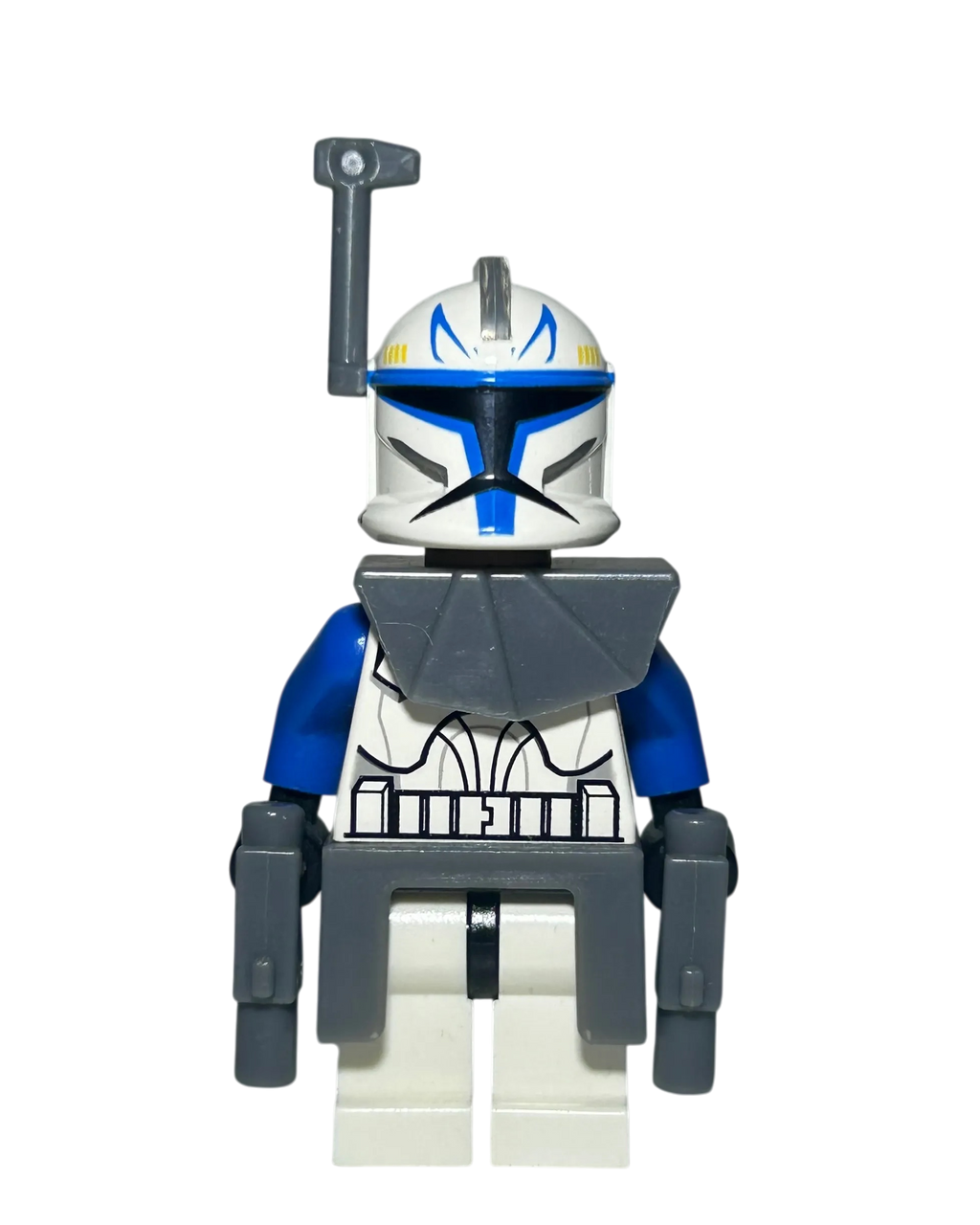 Clone Captain Rex SW0314 LEGO Star Wars Minifigur Phase 1 Vorderansicht brick2d2
