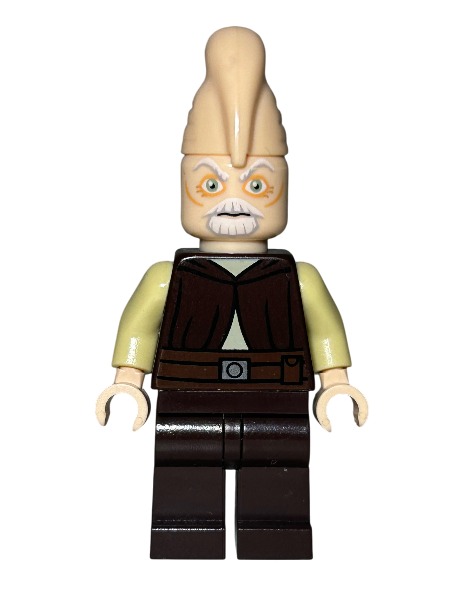Ki-Adi-Mundi SW0319 LEGO Star Wars Minifigur Vorderansicht brick2d2