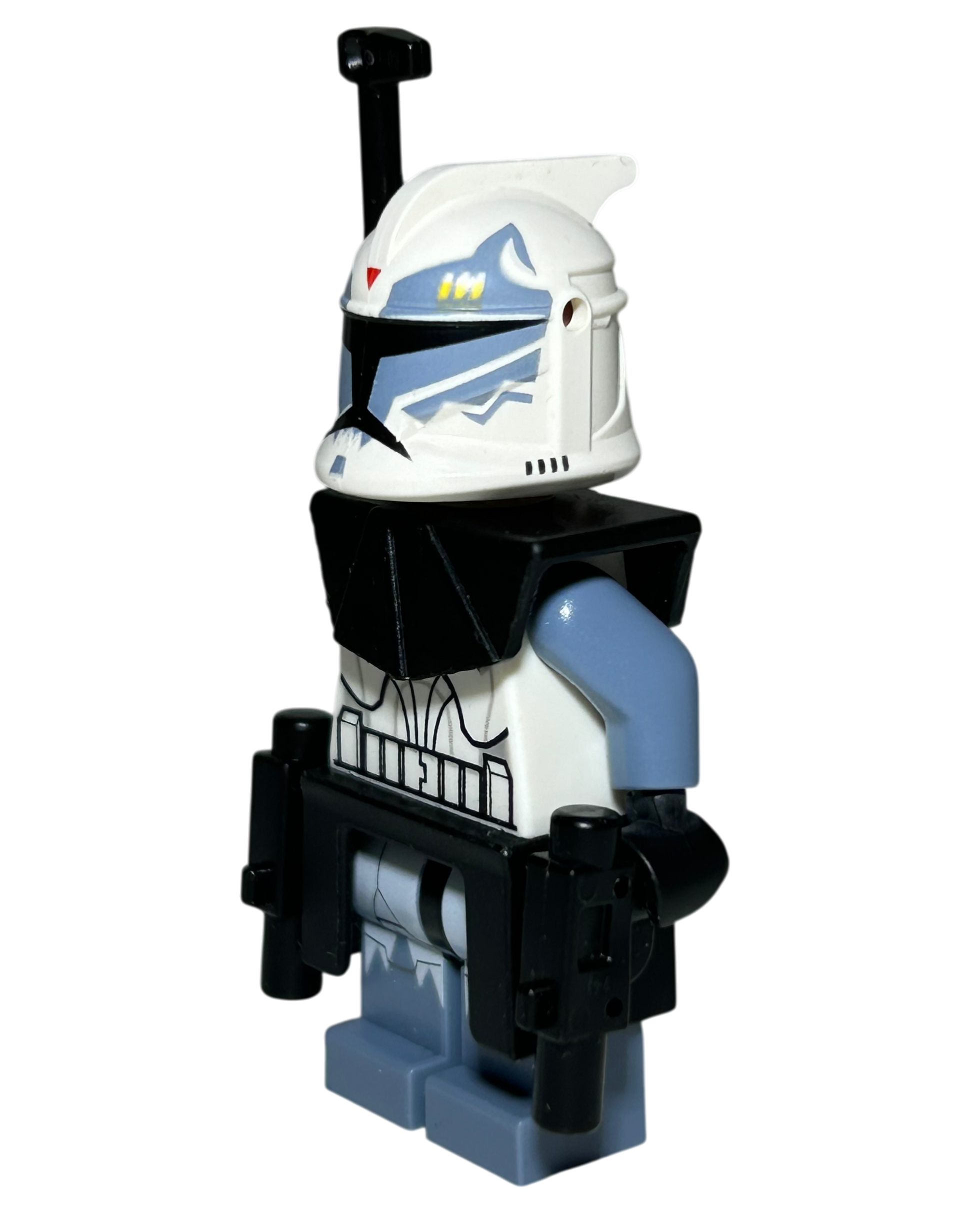 Clone Trooper Commander Wolffe 104th Battalion Wolfpack Phase 1 SW0330 LEGO Star Wars Minifigur Seitenansicht rechts brick2d2