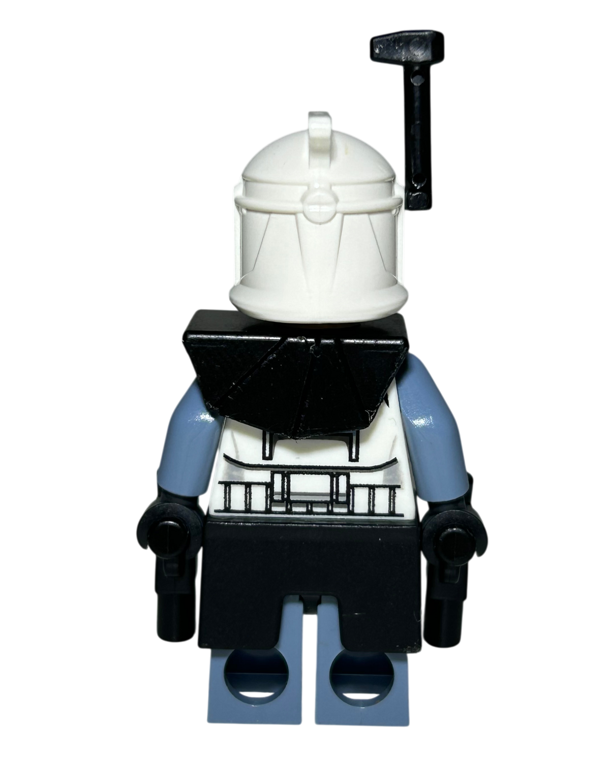 Clone Trooper Commander Wolffe 104th Battalion Wolfpack Phase 1 SW0330 LEGO Star Wars Minifigur Rückansicht brick2d2