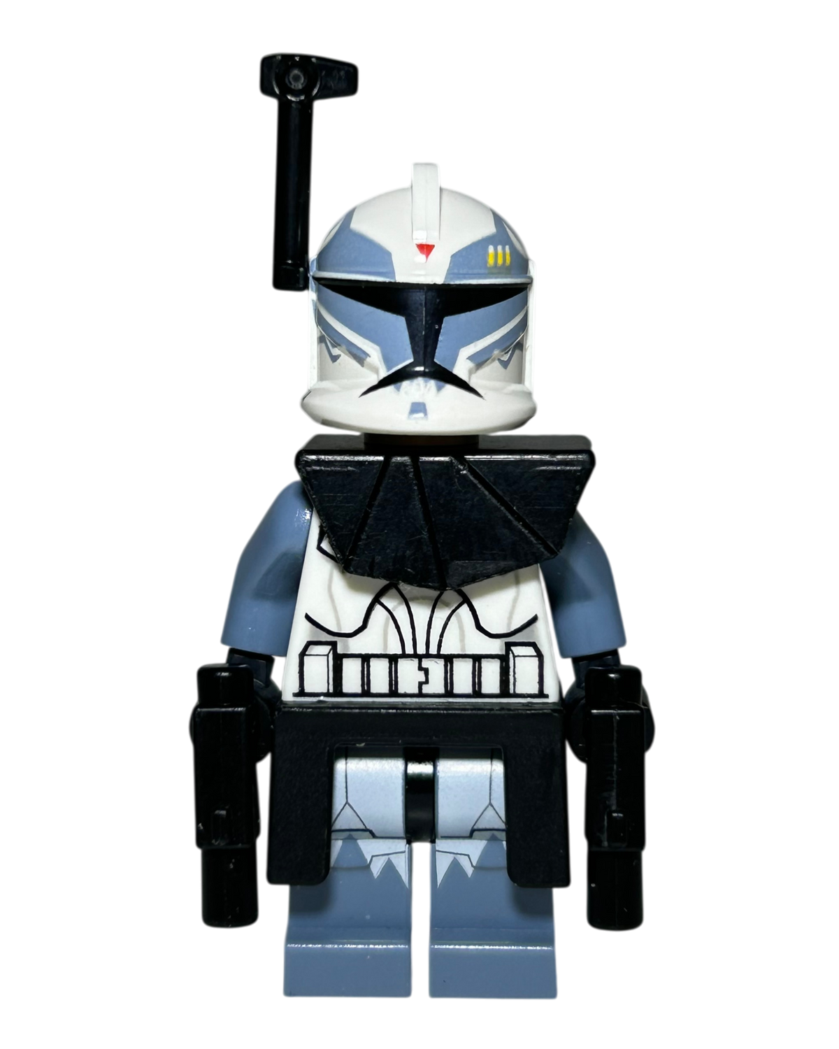 Clone Trooper Commander Wolffe 104th Battalion Wolfpack Phase 1 SW0330 LEGO Star Wars Minifigur Vorderansicht brick2d2