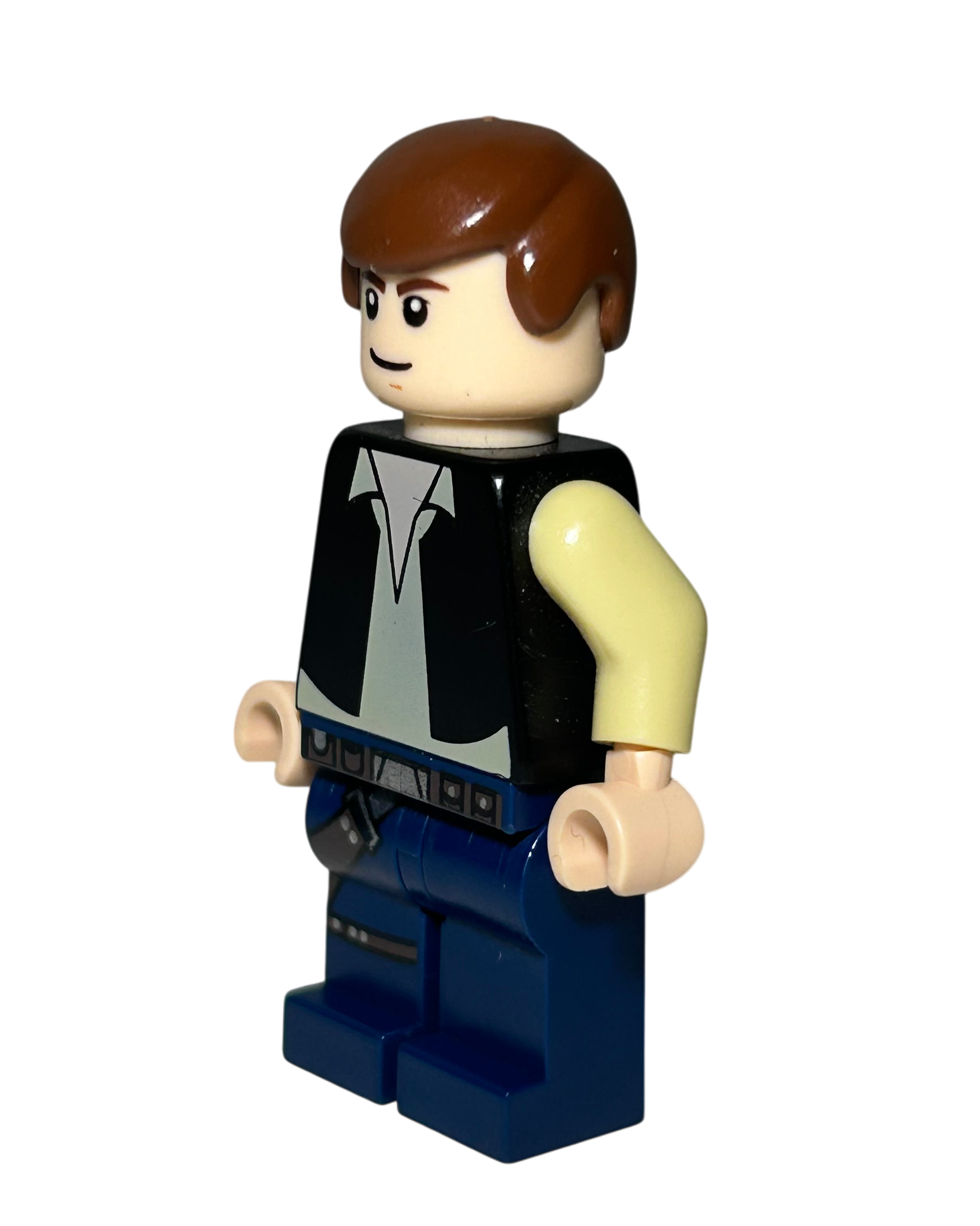 Lego Star Wars Minifigur Han Solo SW0334 Seitenansicht rechts brick2d2