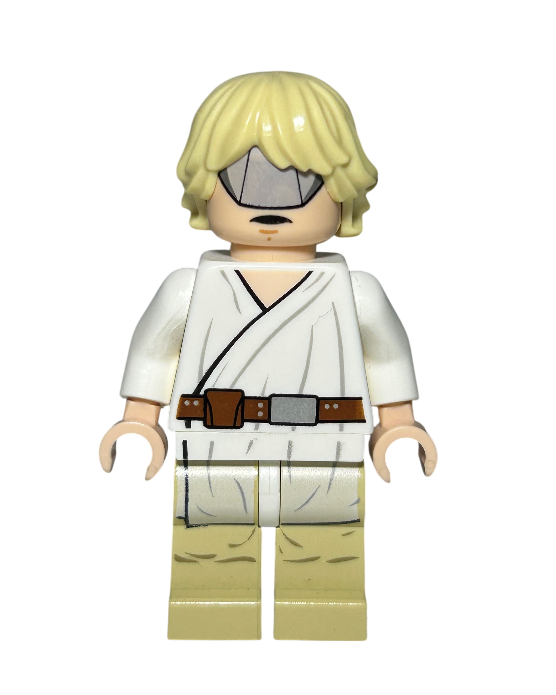 Lego Star Wars Luke Skywalker mit grauem Visor SW0335 Vorderansicht brick2d2