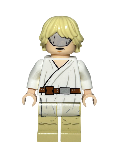 Lego Star Wars Luke Skywalker mit grauem Visor SW0335 Vorderansicht brick2d2