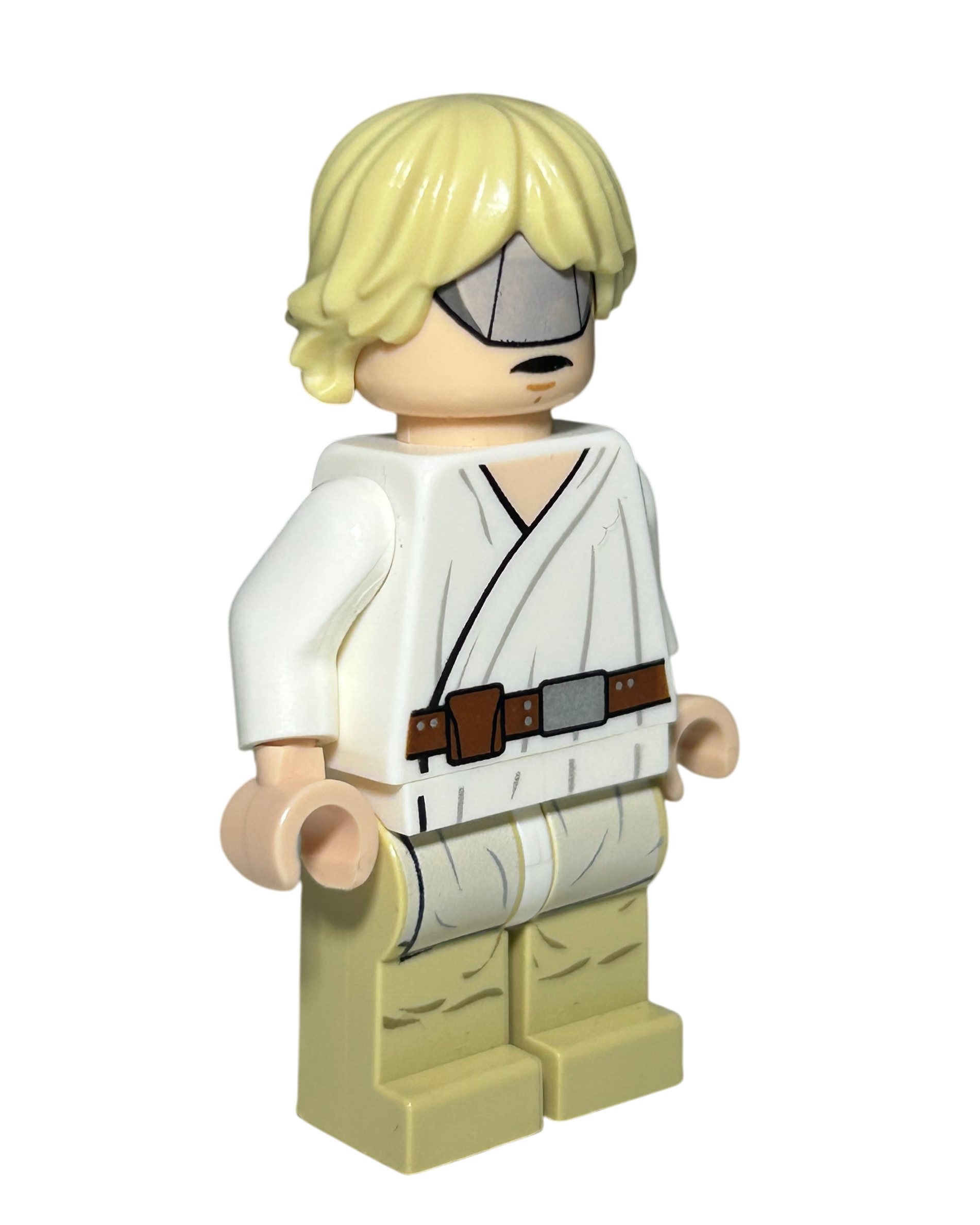 Lego Star Wars Luke Skywalker mit grauem Visor SW0335 Seitenansicht links brick2d2