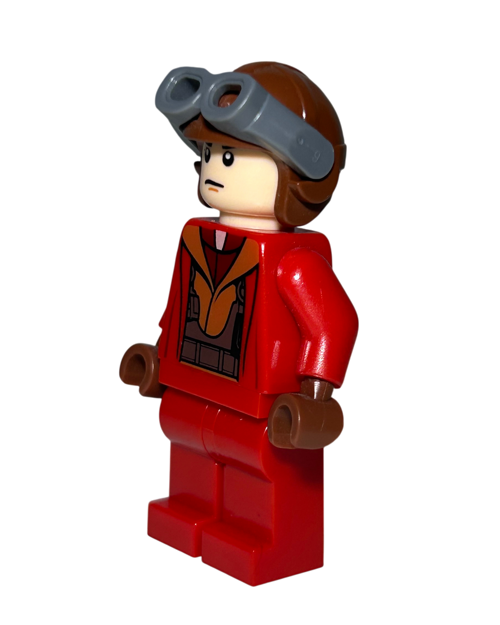 Lego Star Wars Minifigur Naboo Fighter Pilot SW0340 Seitenansicht rechts brick2d2