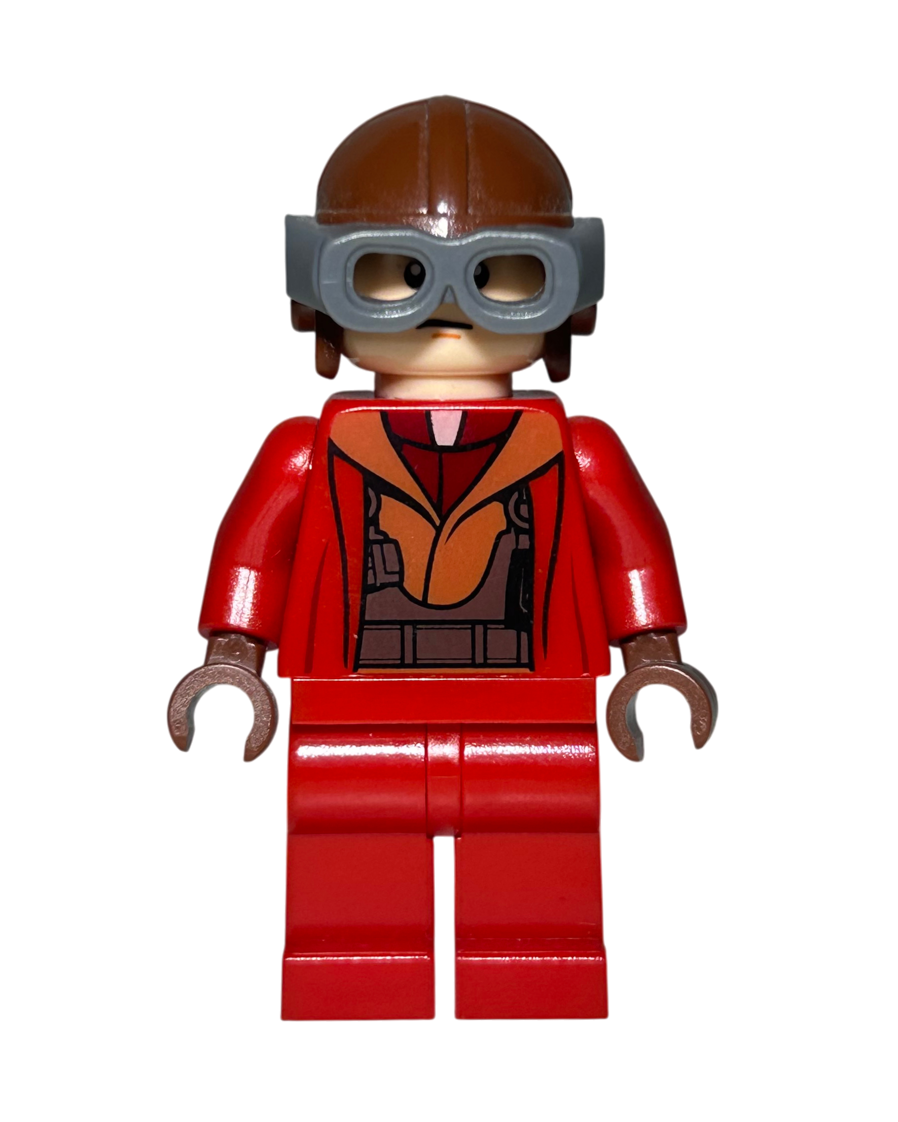 Lego Star Wars Minifigur Naboo Fighter Pilot SW0340 Detailansicht brick2d2