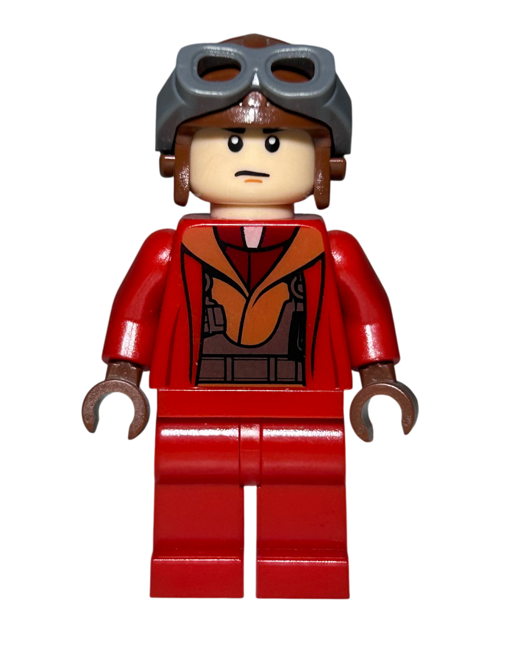 Lego Star Wars Minifigur Naboo Fighter Pilot SW0340 Vorderansicht brick2d2