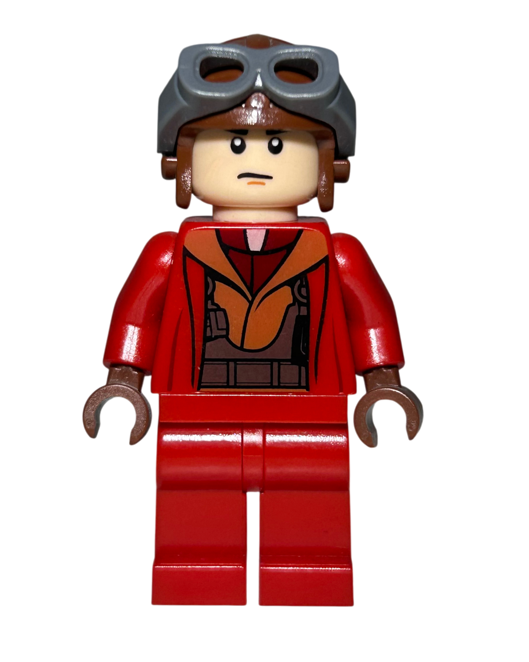 Lego Star Wars Minifigur Naboo Fighter Pilot SW0340 Vorderansicht brick2d2