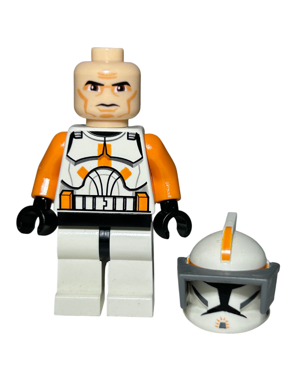 Commander Cody Phase 1 Clone Wars SW0341 LEGO Star Wars Minifigur Detailansicht brick2d2