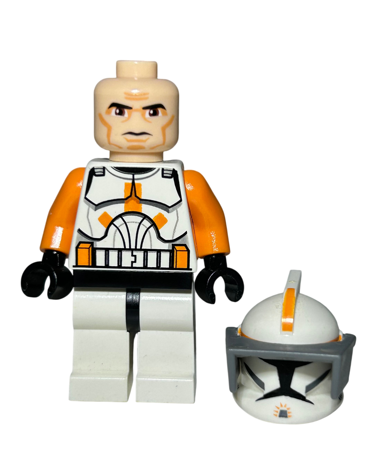 Commander Cody Phase 1 Clone Wars SW0341 LEGO Star Wars Minifigur Detailansicht brick2d2