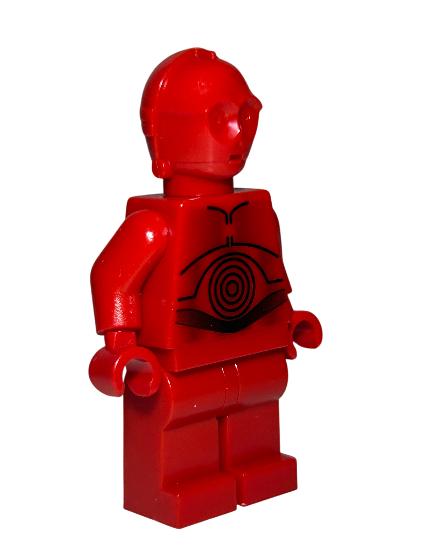 Lego Star Wars Minifigur R 3PO Protocol Droid SW0344 Seitenansicht links brick2d2