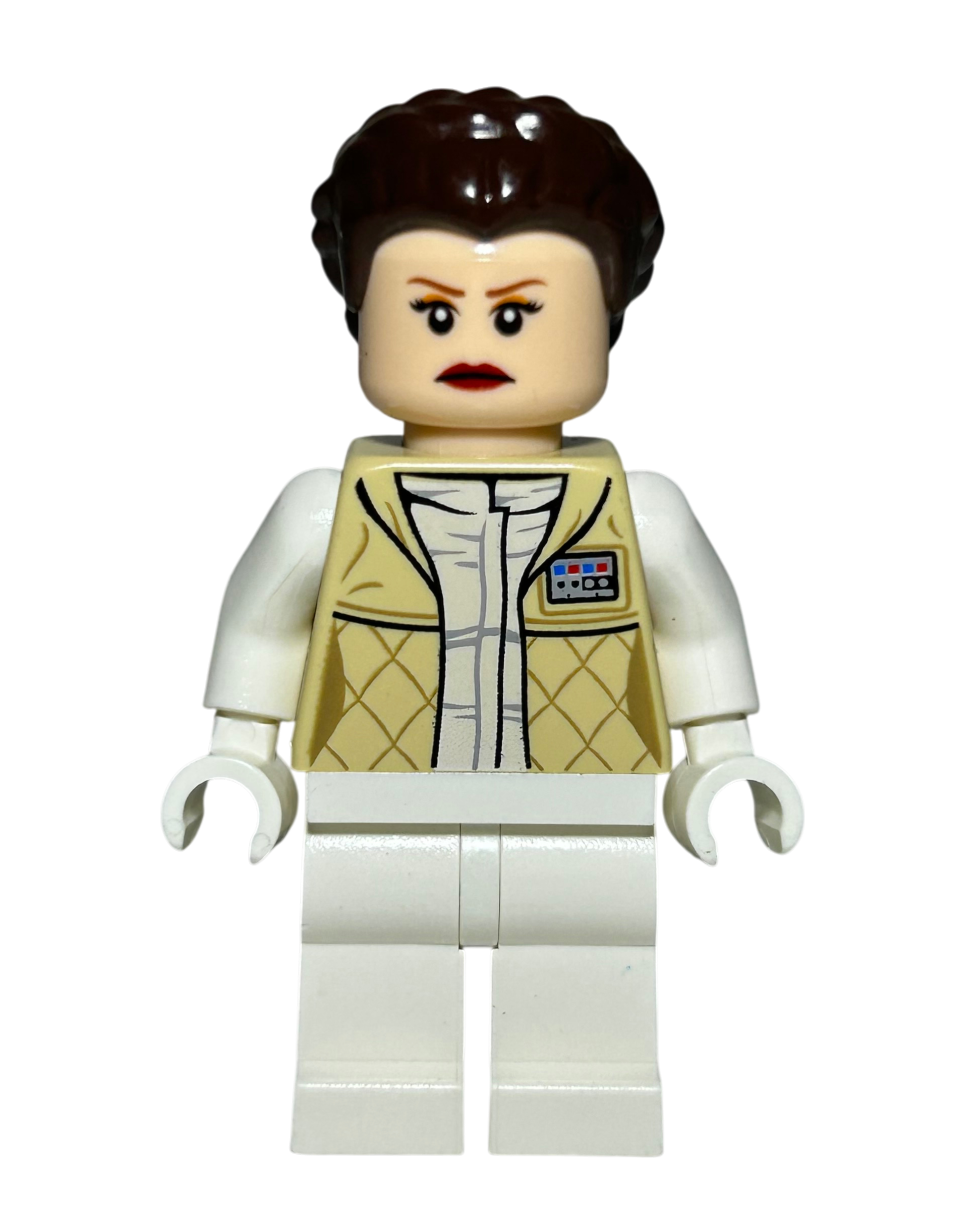 Prinzessin Leia Hoth Outfit SW0346 LEGO Star Wars Minifigur Detailansicht brick2d2
