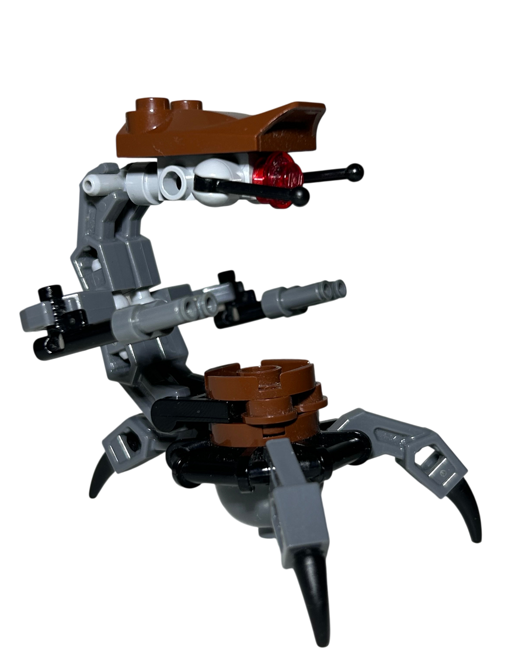 Droideka SW0348 LEGO Star Wars Minifigur Destroyer Droid Seitenansicht links brick2d2