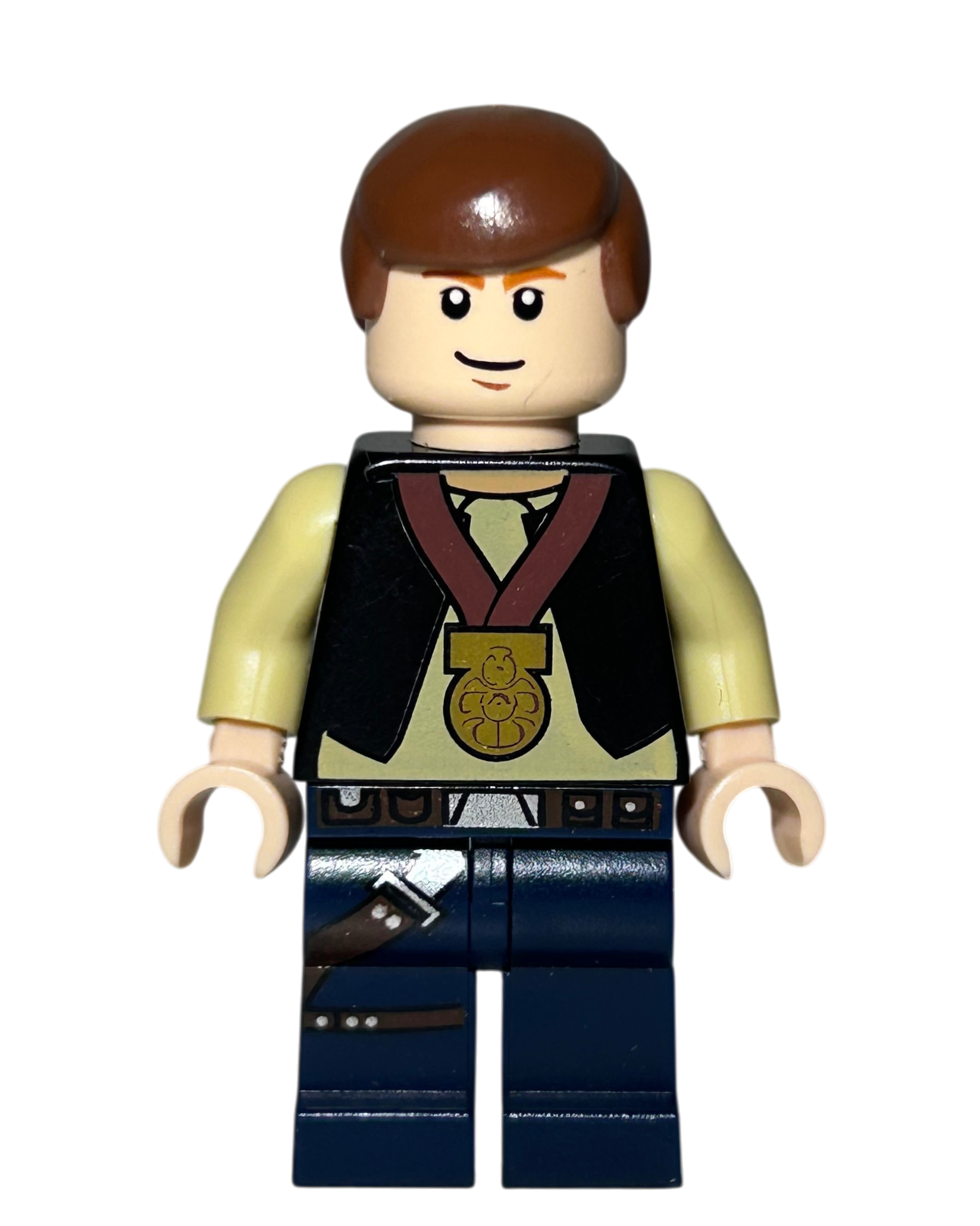 Han Solo Celebration Outfit SW0356 LEGO Star Wars Minifigur Vorderansicht brick2d2