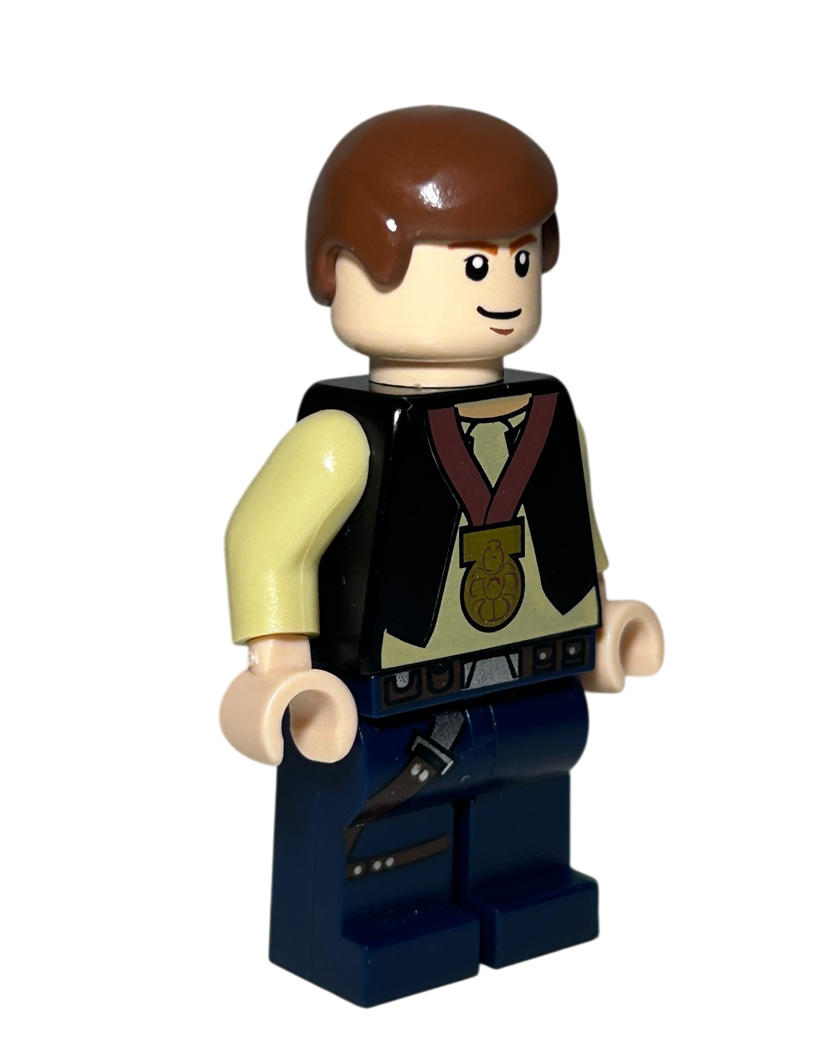 Han Solo Celebration Outfit SW0356 LEGO Star Wars Minifigur Seitenansicht links brick2d2