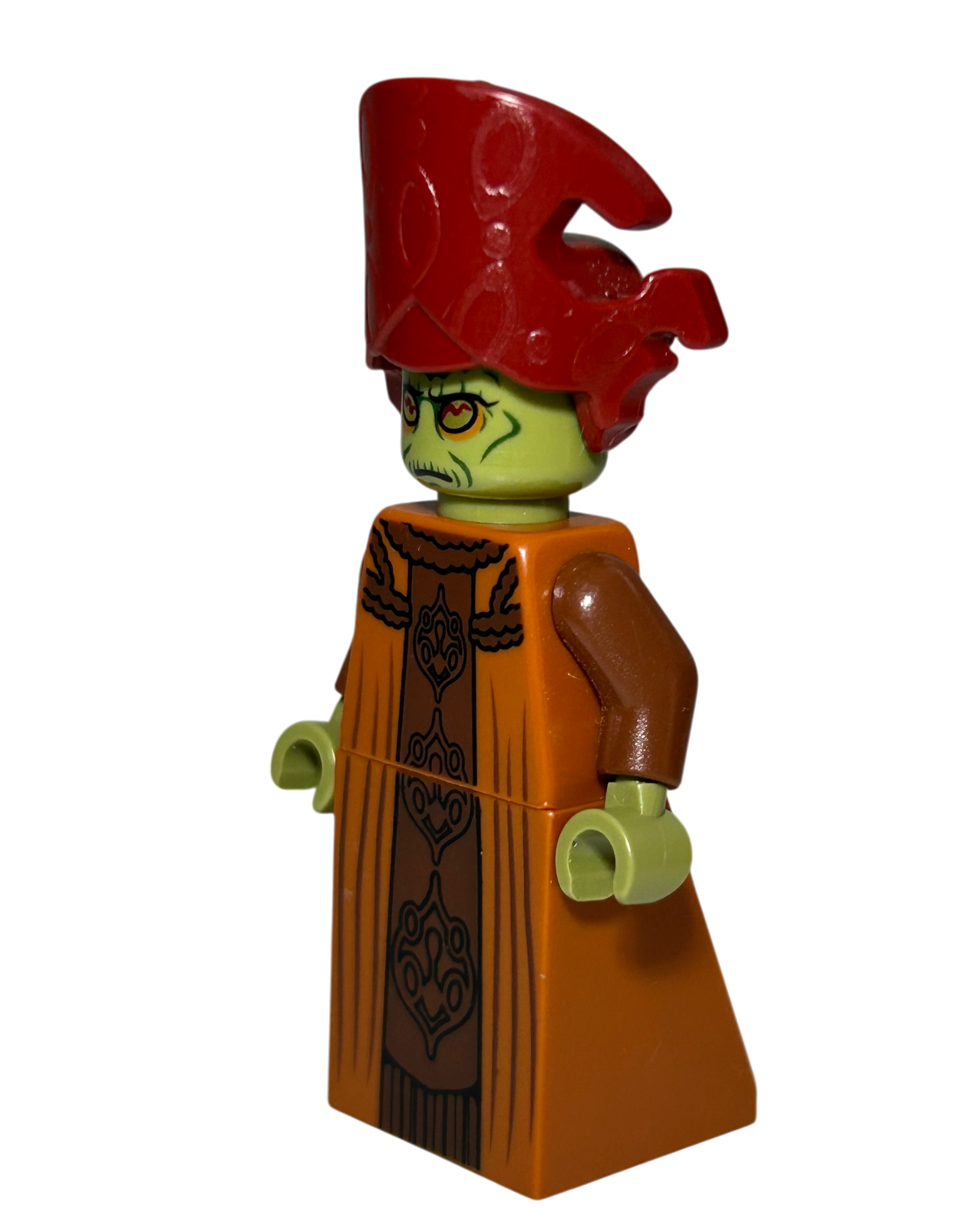 Nute Gunray Orangene Robe Outfit SW0363 LEGO Star Wars Minifigur Seitenansicht rechts brick2d2