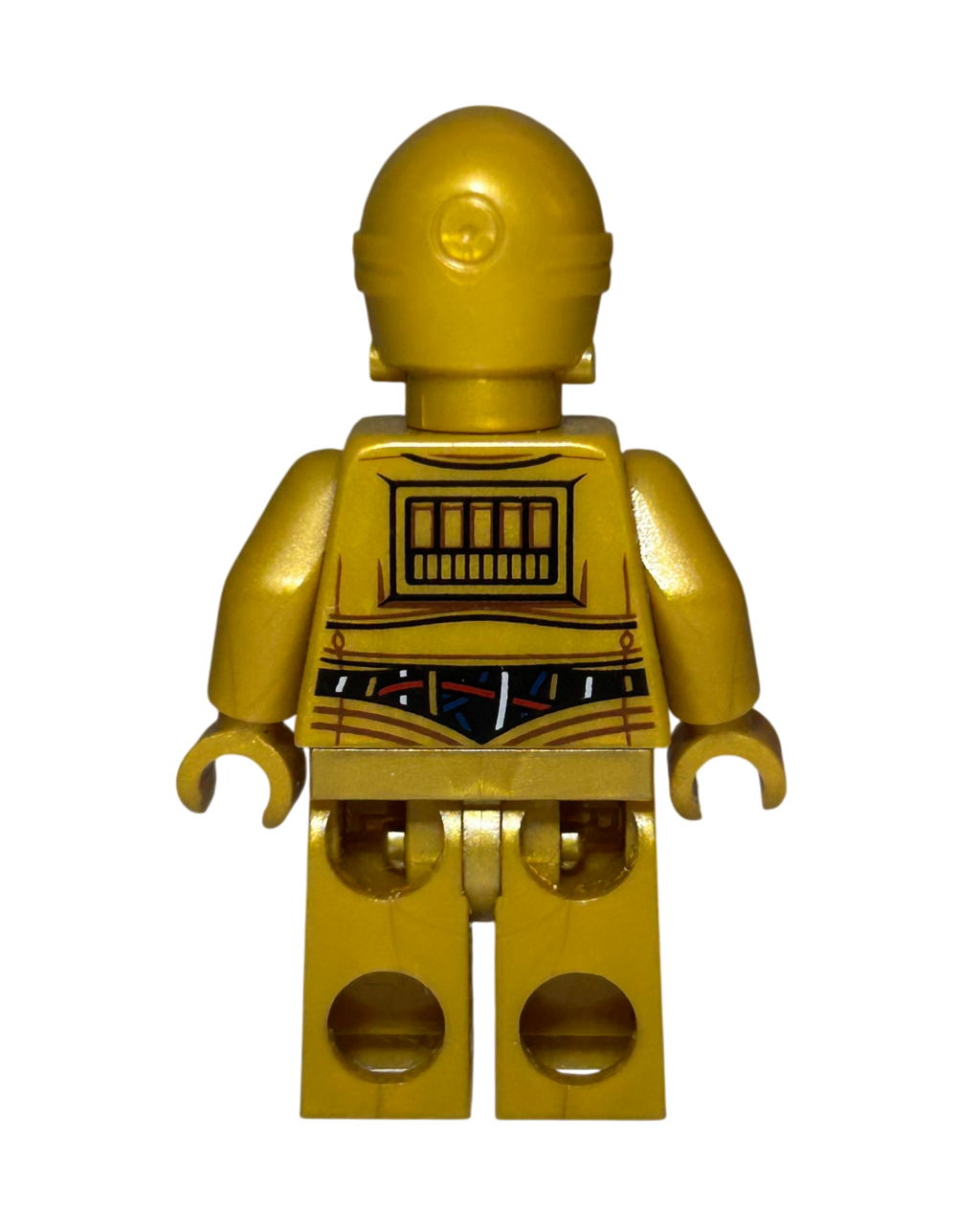 C 3PO SW0365 LEGO Star Wars Minifigur Rückansicht brick2d2