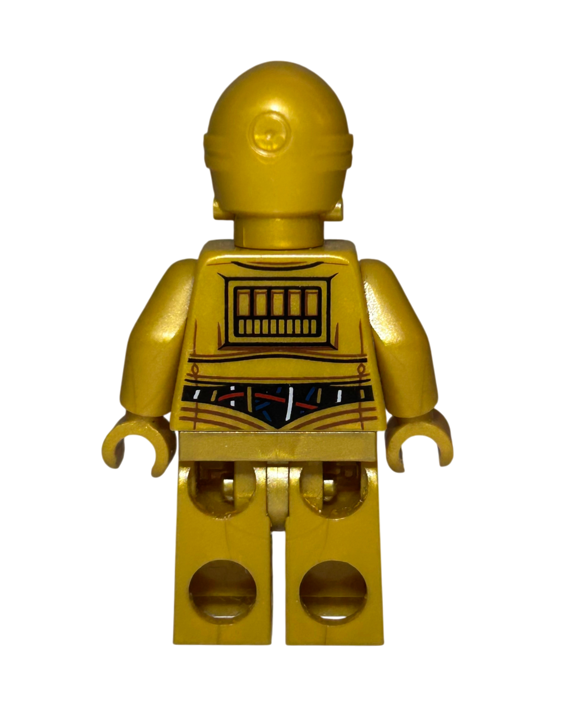 C 3PO SW0365 LEGO Star Wars Minifigur Rückansicht brick2d2