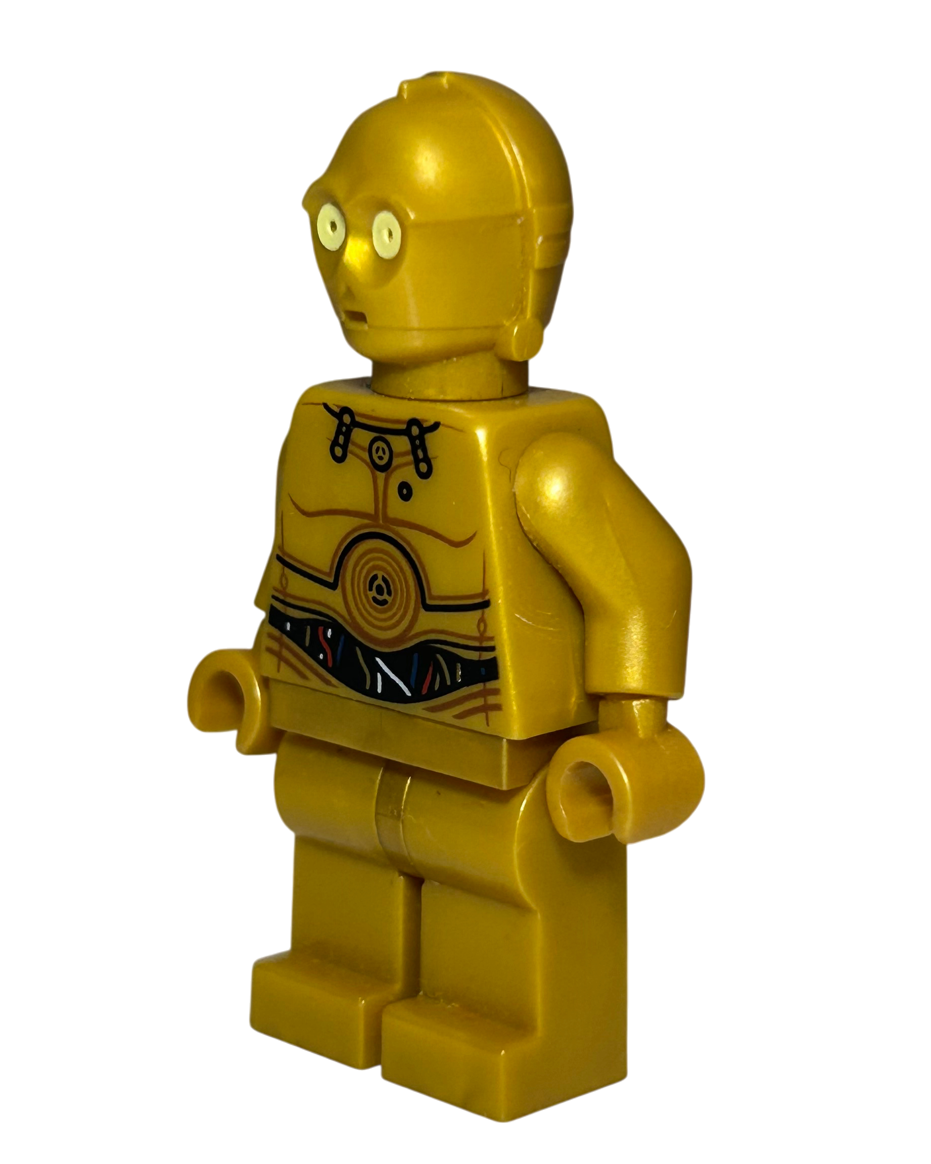 C 3PO SW0365 LEGO Star Wars Minifigur Seitenansicht rechts brick2d2