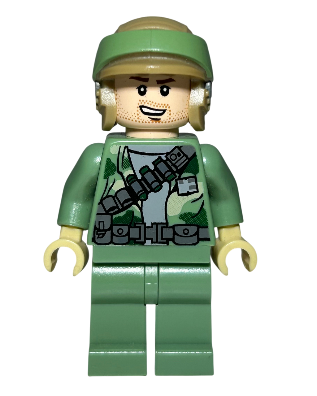 Endor Rebel Commando SW0368 LEGO Star Wars Minifigur Vorderansicht brick2d2