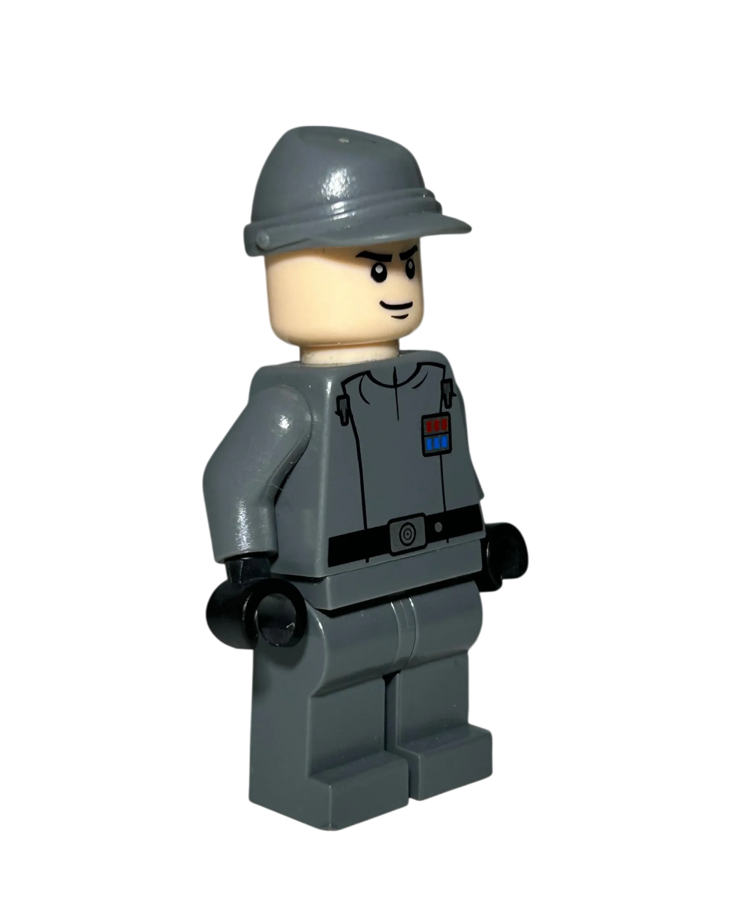 Imperial Officer SW0376 LEGO Star Wars Minifigur 2012 Seitenansicht links brick2d2