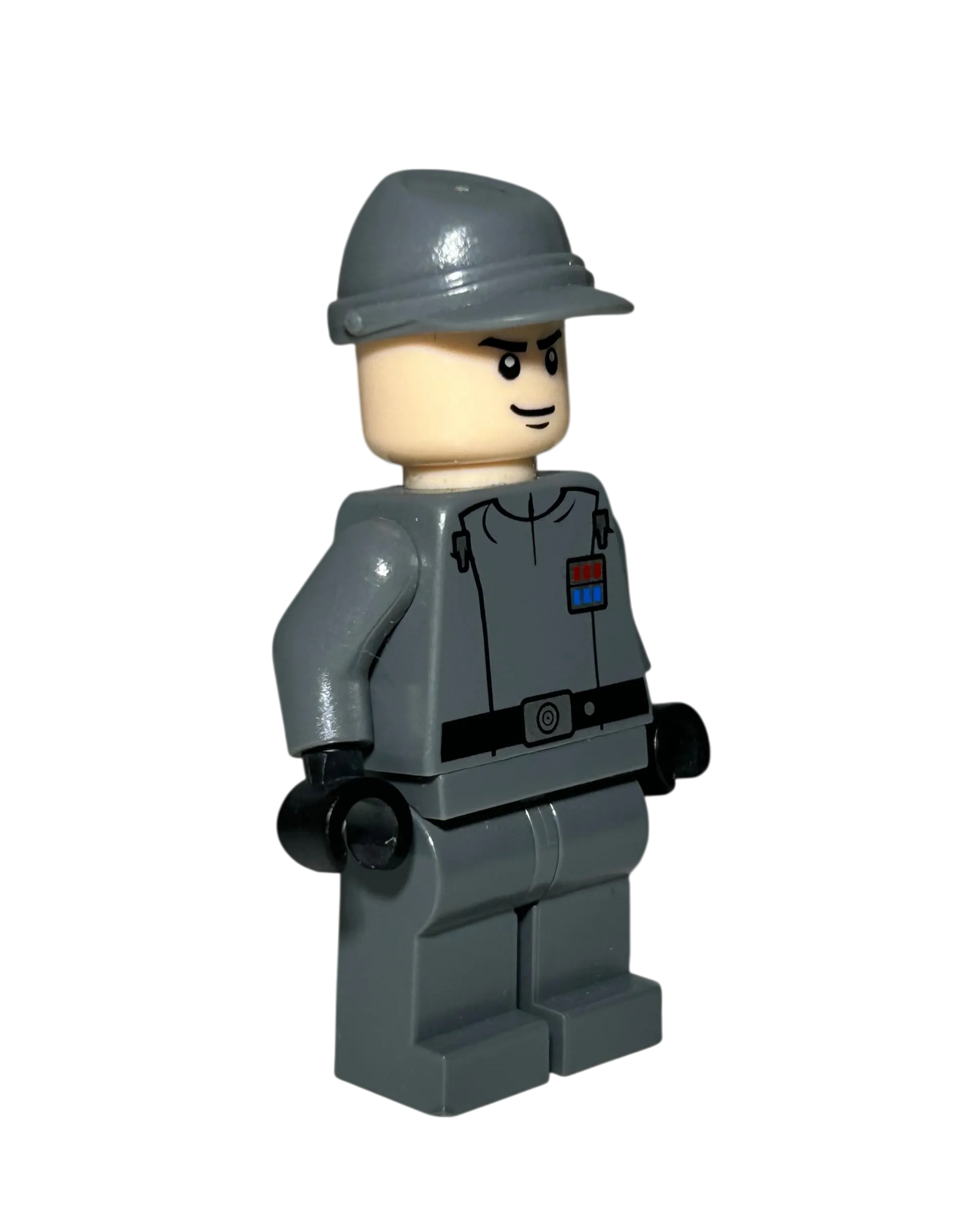 Imperial Officer SW0376 LEGO Star Wars Minifigur 2012 Seitenansicht links brick2d2