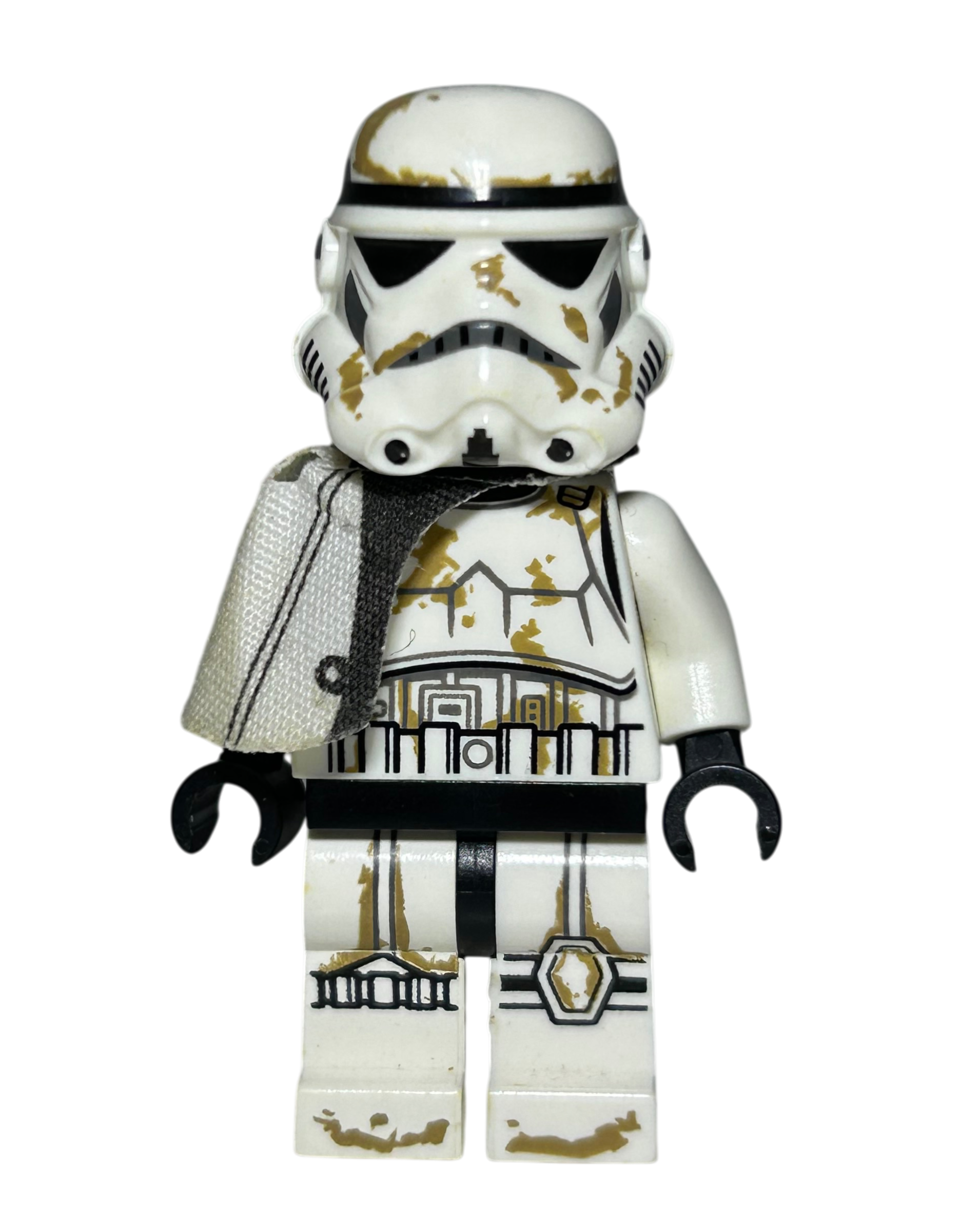 Imperial Sandtrooper weißes Pauldron SW0383 LEGO Star Wars Minifigur Vorderansicht brick2d2