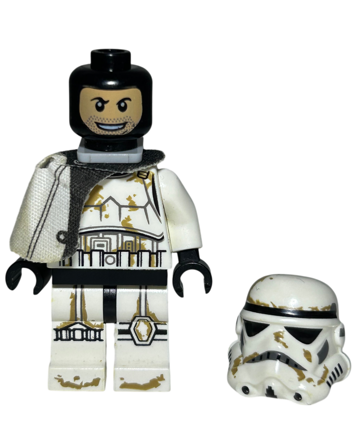 Imperial Sandtrooper weißes Pauldron SW0383 LEGO Star Wars Minifigur Detailansicht brick2d2