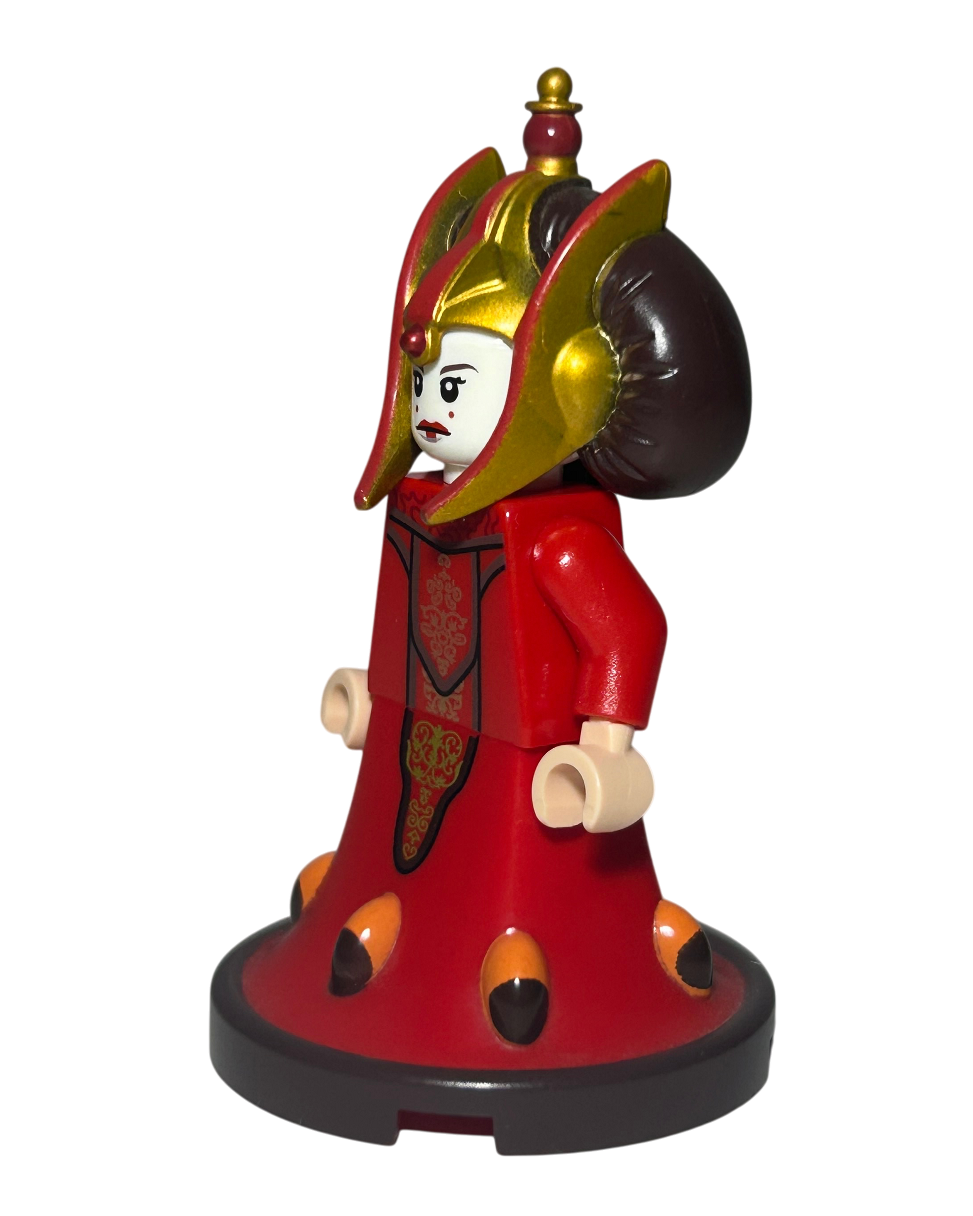 Königin Amidala SW0387 LEGO Star Wars Minifigur Bongo Set Seitenansicht rechts brick2d2