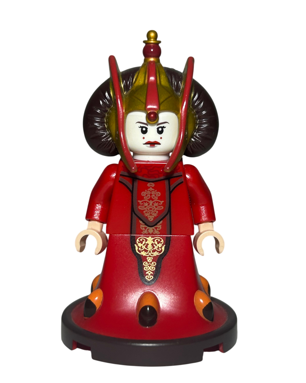 Königin Amidala SW0387 LEGO Star Wars Minifigur Bongo Set Vorderansicht brick2d2