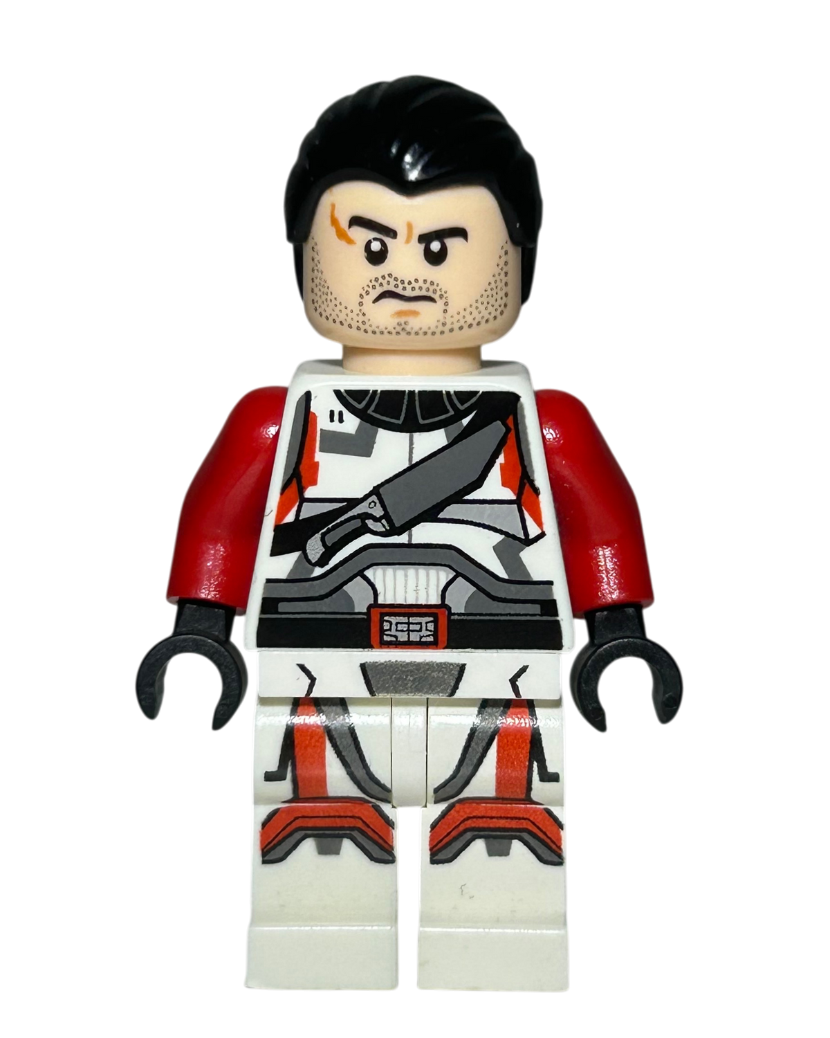 Republic Trooper Jace Malcom SW0391 LEGO Star Wars Minifigur Vorderansicht brick2d2