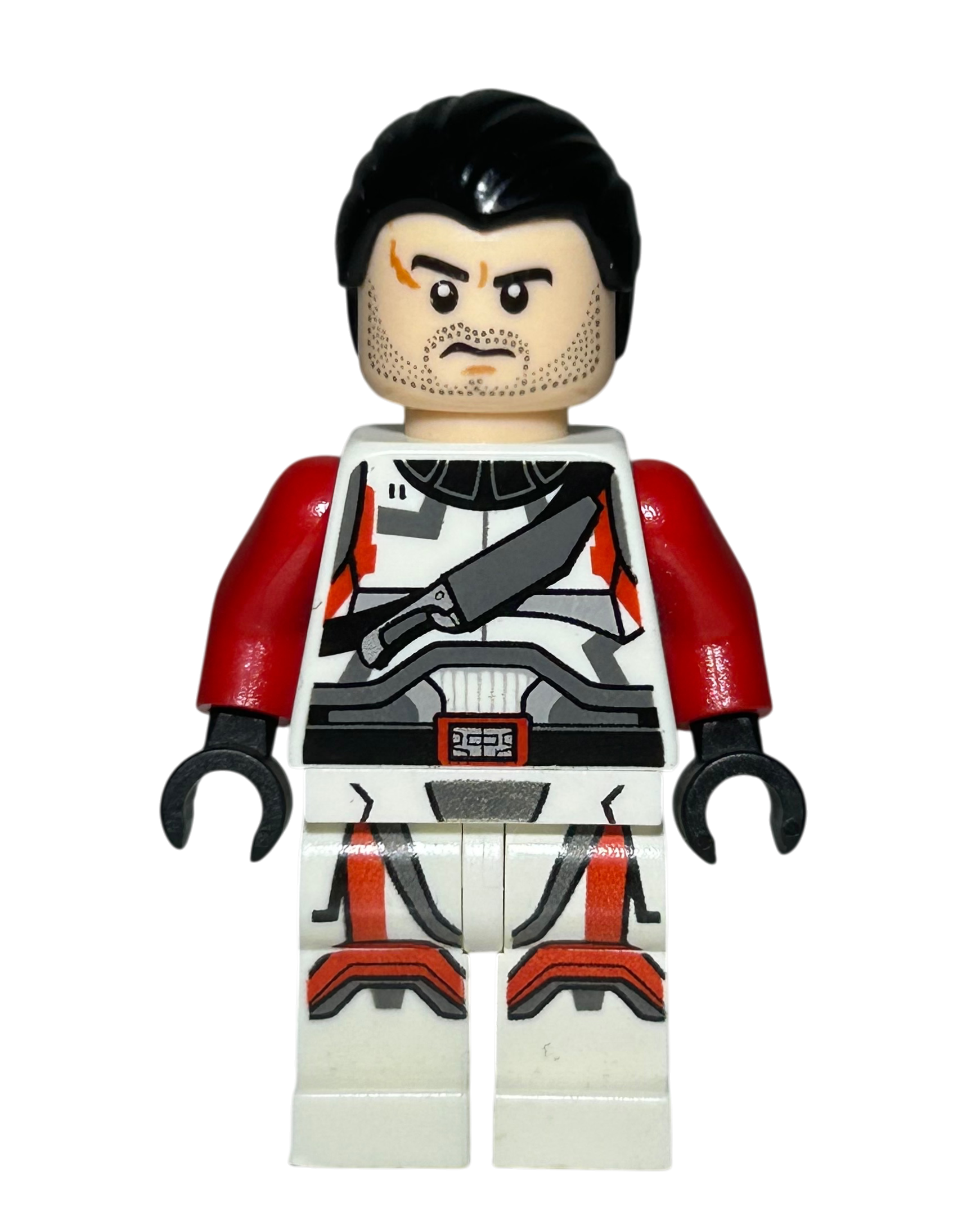 Republic Trooper Jace Malcom SW0391 LEGO Star Wars Minifigur Vorderansicht brick2d2