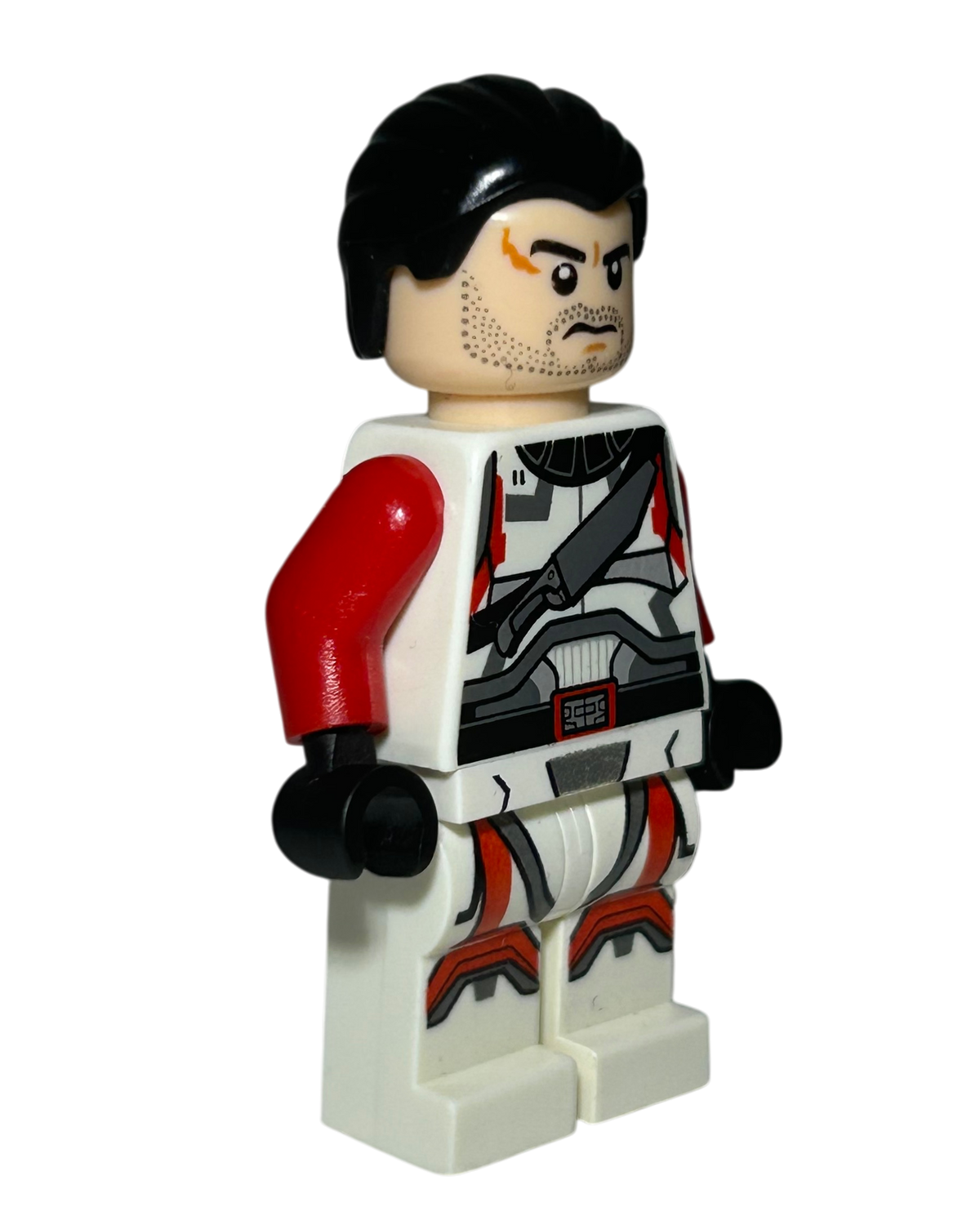 Republic Trooper Jace Malcom SW0391 LEGO Star Wars Minifigur Seitenansicht links brick2d2
