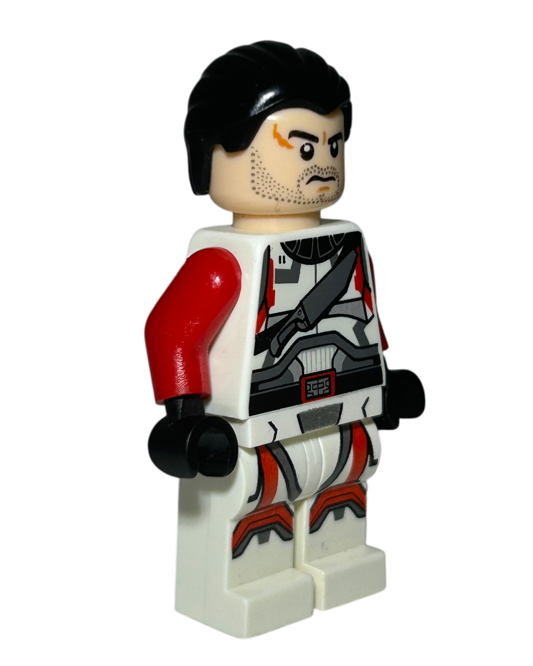 Republic Trooper Jace Malcom SW0391 LEGO Star Wars Minifigur Seitenansicht links brick2d2