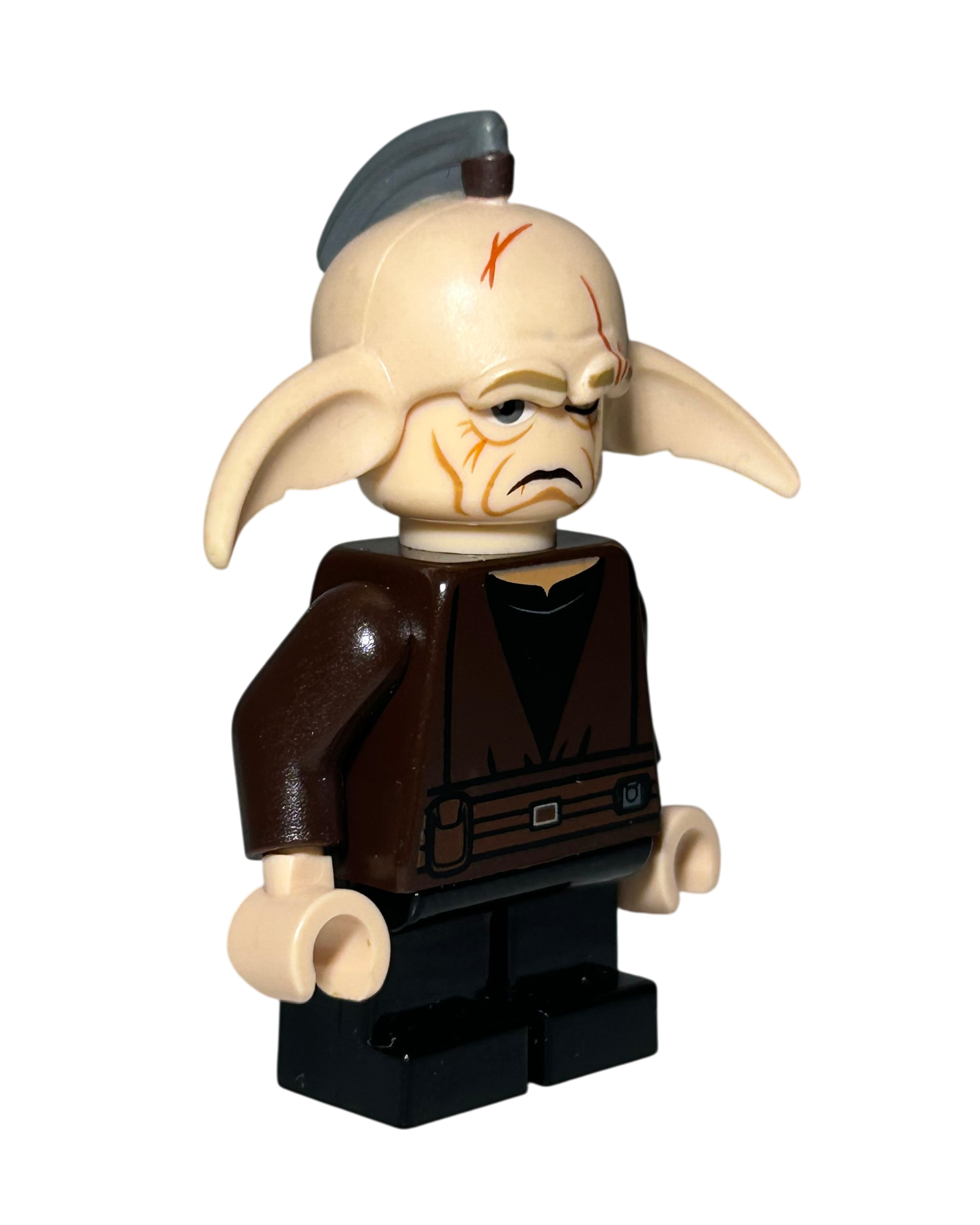 Lego Star Wars Minifigur Even Piell SW0392 Seitenansicht links brick2d2