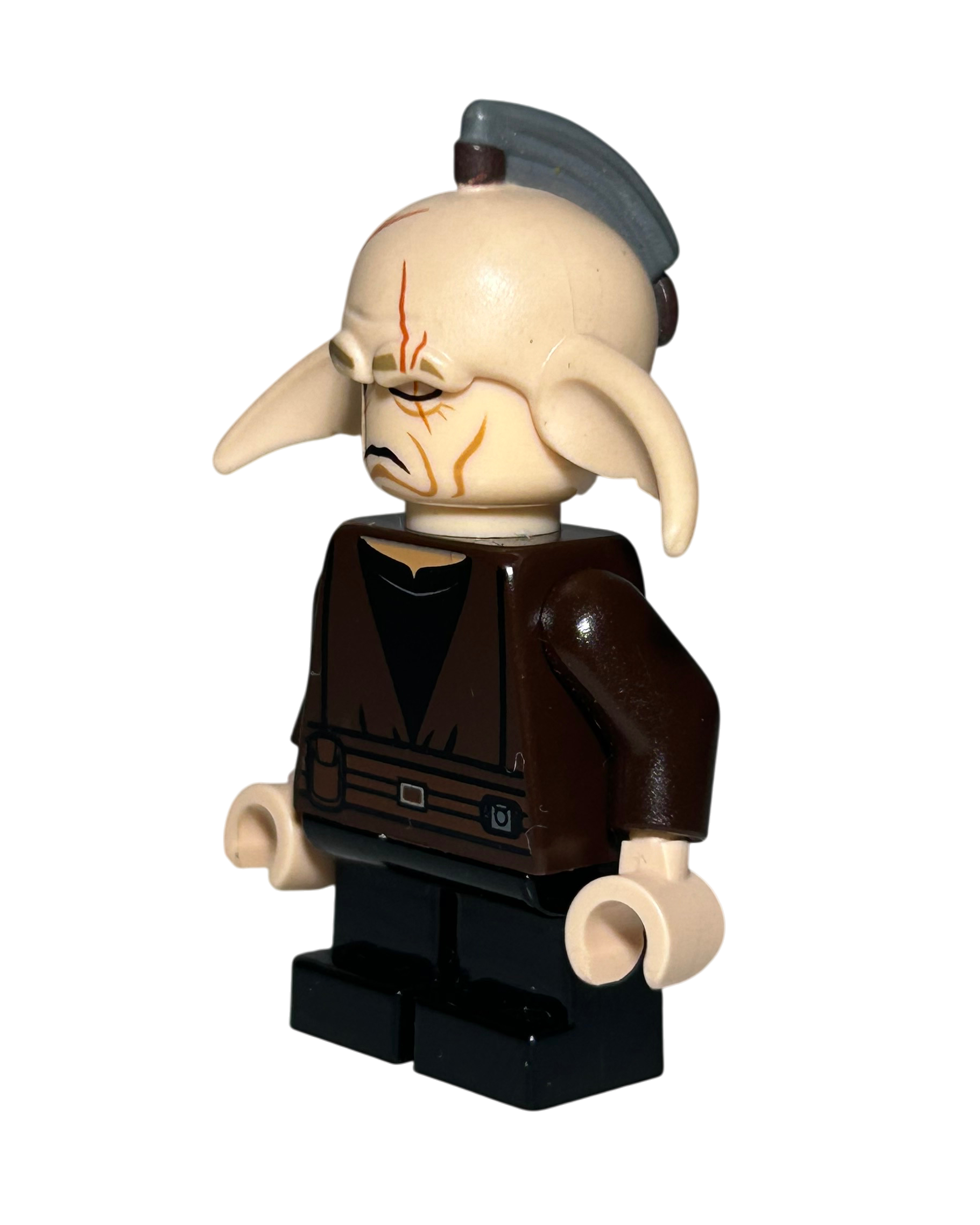 Lego Star Wars Minifigur Even Piell SW0392 Seitenansicht rechts brick2d2