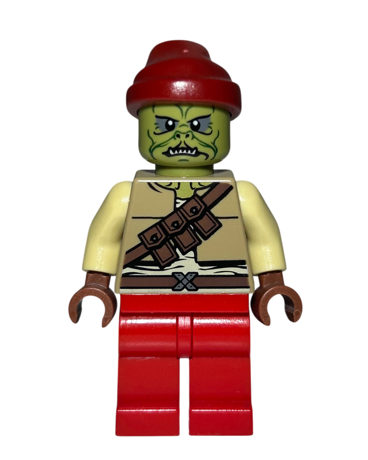 Kithaba SW0397 Klatooinian Skiff Guard LEGO Star Wars Minifigur Vorderansicht brick2d2