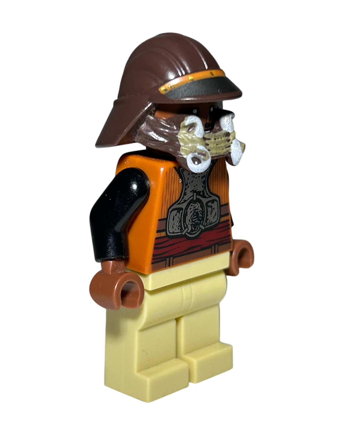 LEGO Star Wars Minifigur Lando Calrissian Desert Skiff Outfit SW0398 Seitenansicht links brick2d2