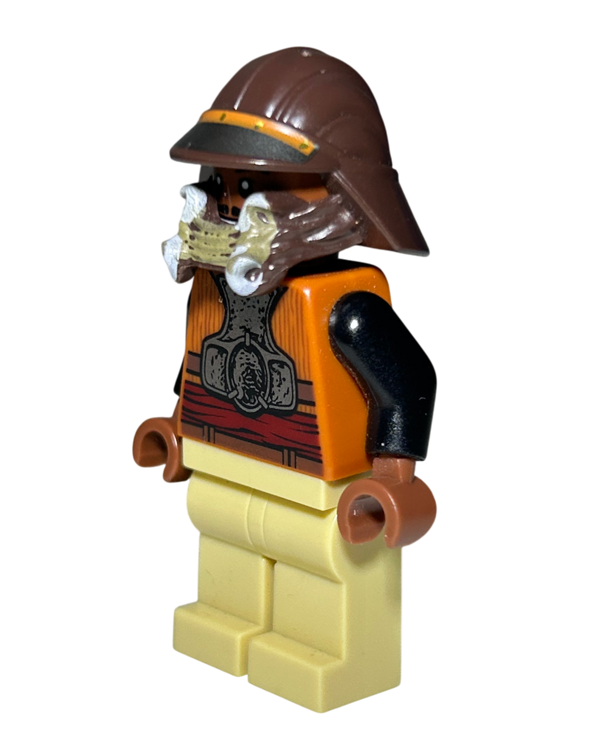 LEGO Star Wars Minifigur Lando Calrissian Desert Skiff Outfit SW0398 Seitenansicht rechts brick2d2