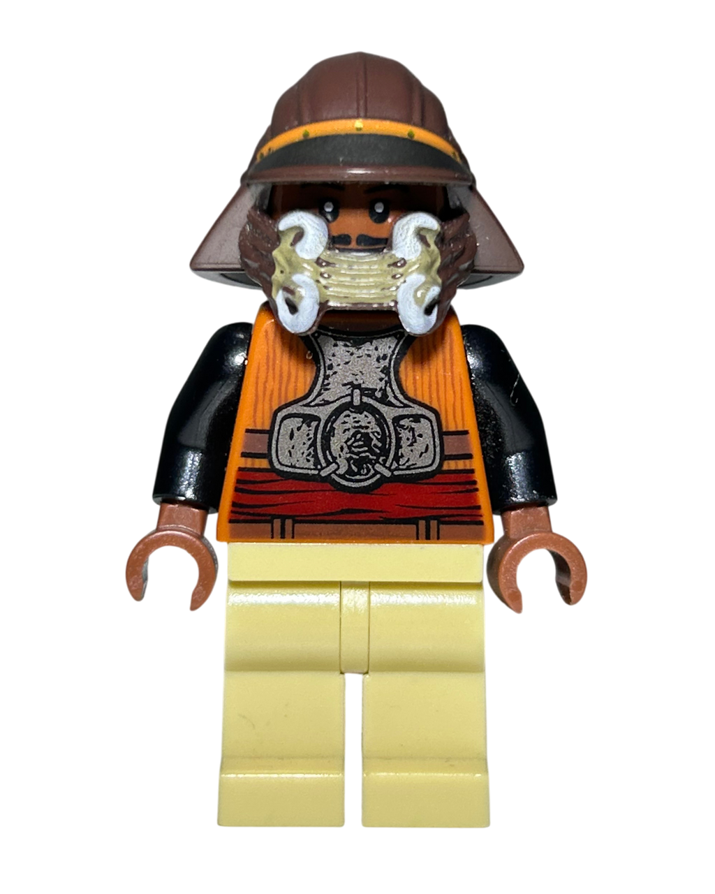 LEGO Star Wars Minifigur Lando Calrissian Desert Skiff Outfit SW0398 Vorderansicht brick2d2