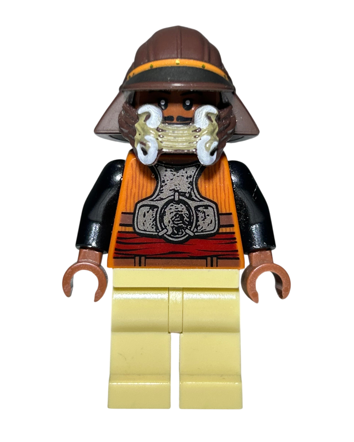 LEGO Star Wars Minifigur Lando Calrissian Desert Skiff Outfit SW0398 Vorderansicht brick2d2