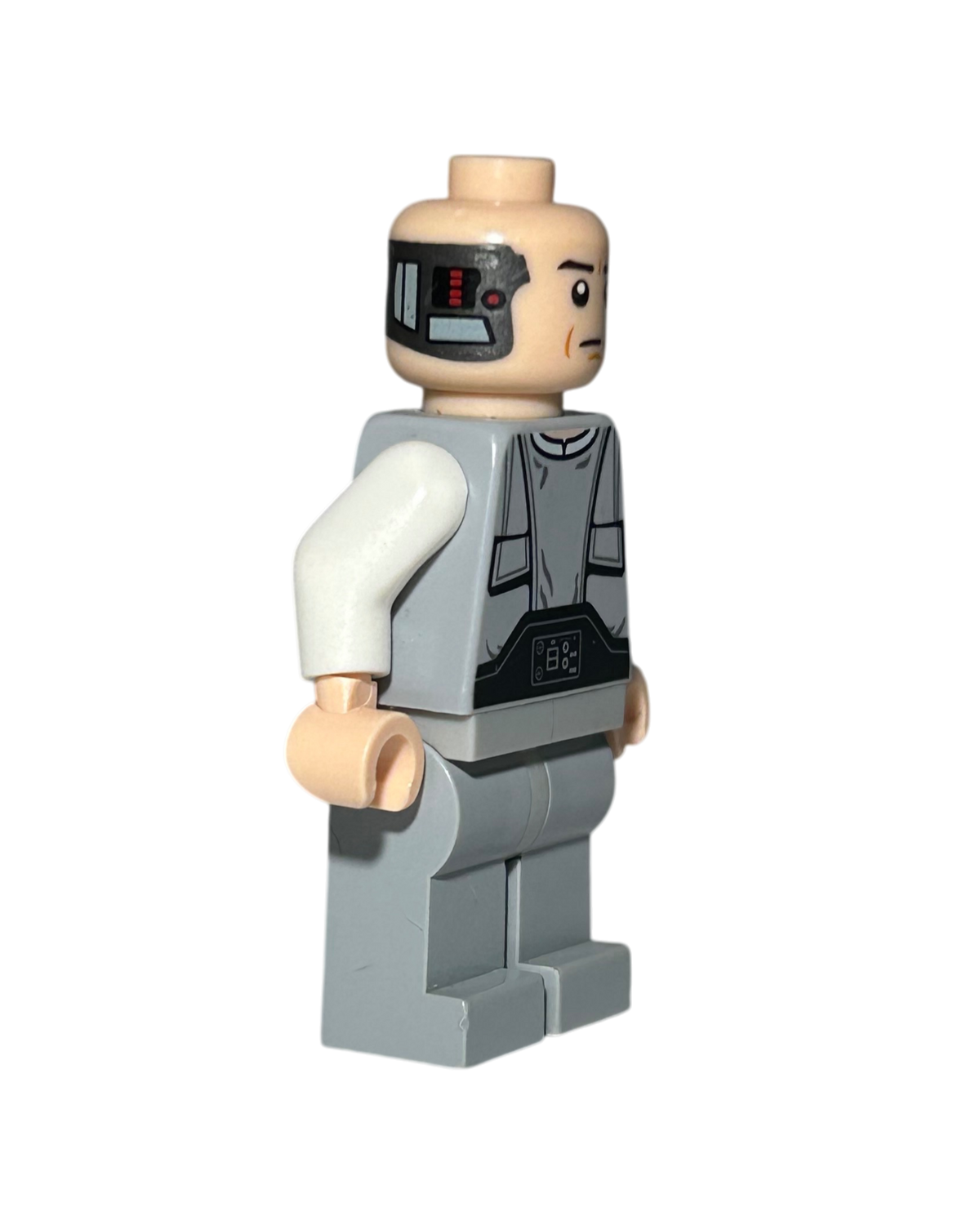 LEGO Star Wars Minifigur Lobot SW0400 Seitenansicht links brick2d2